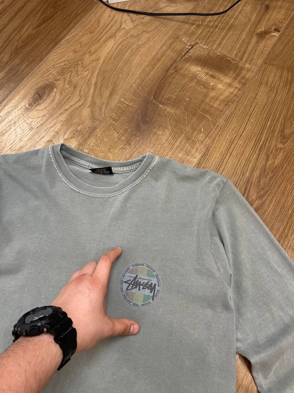 Hypebeast × Stussy Vintage Stussy Y2K Big Logo Worldwide Longsleeve Tee Shirt Size US S / EU 44-46 / 1 - 8 Thumbnail