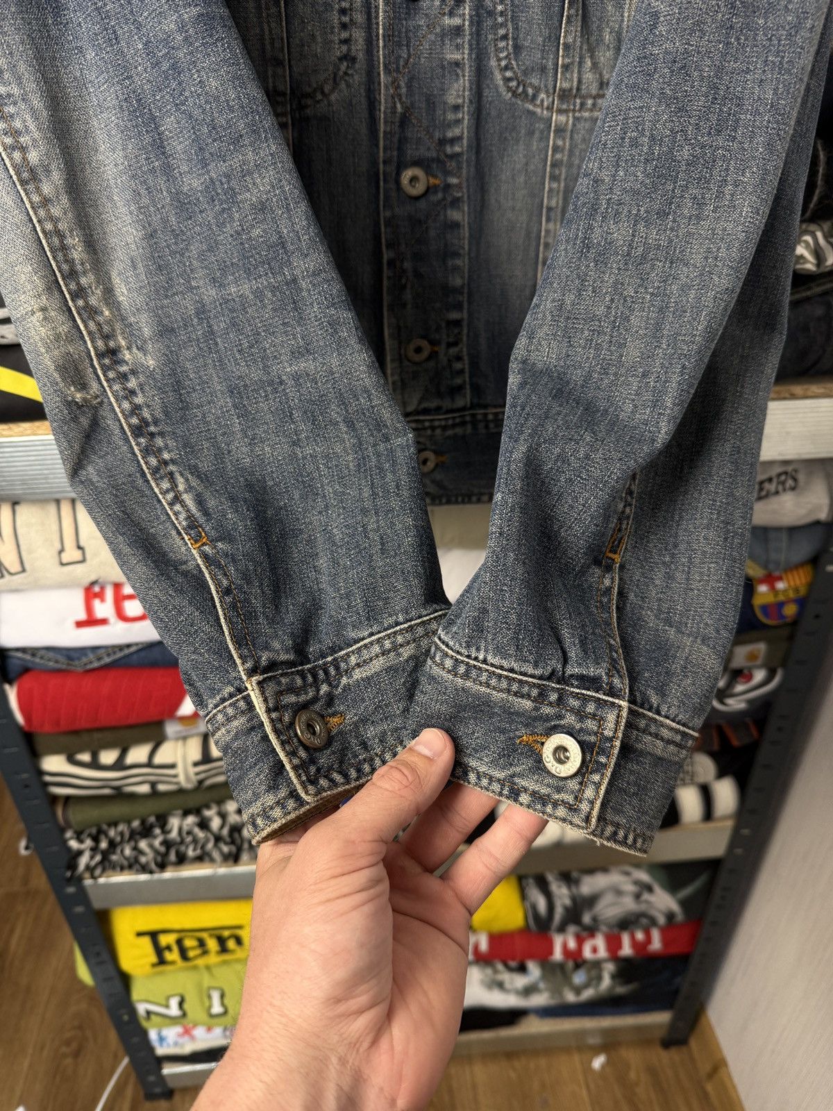 Dolce & Gabbana Vintage Dolce Gabbana Denim Jacket D&G Logo Destrised Y2K Size US L / EU 52-54 / 3 - 9 Thumbnail