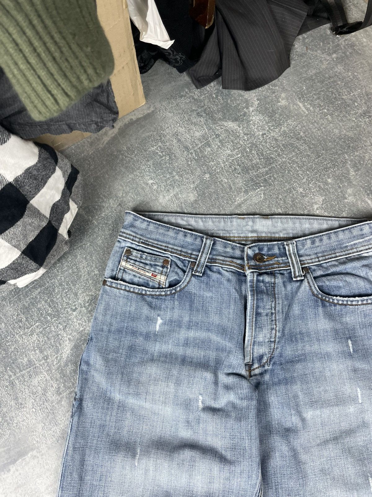 Diesel Rare Y2K diesel logo denim jeans Size US 30 / EU 46 - 7 Thumbnail
