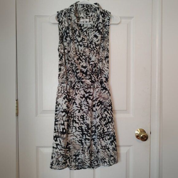 Parker Parker silk sleeveless faux wrap dress abstract print XS Size XS / US 0-2 / IT 36-38 - 5 Thumbnail