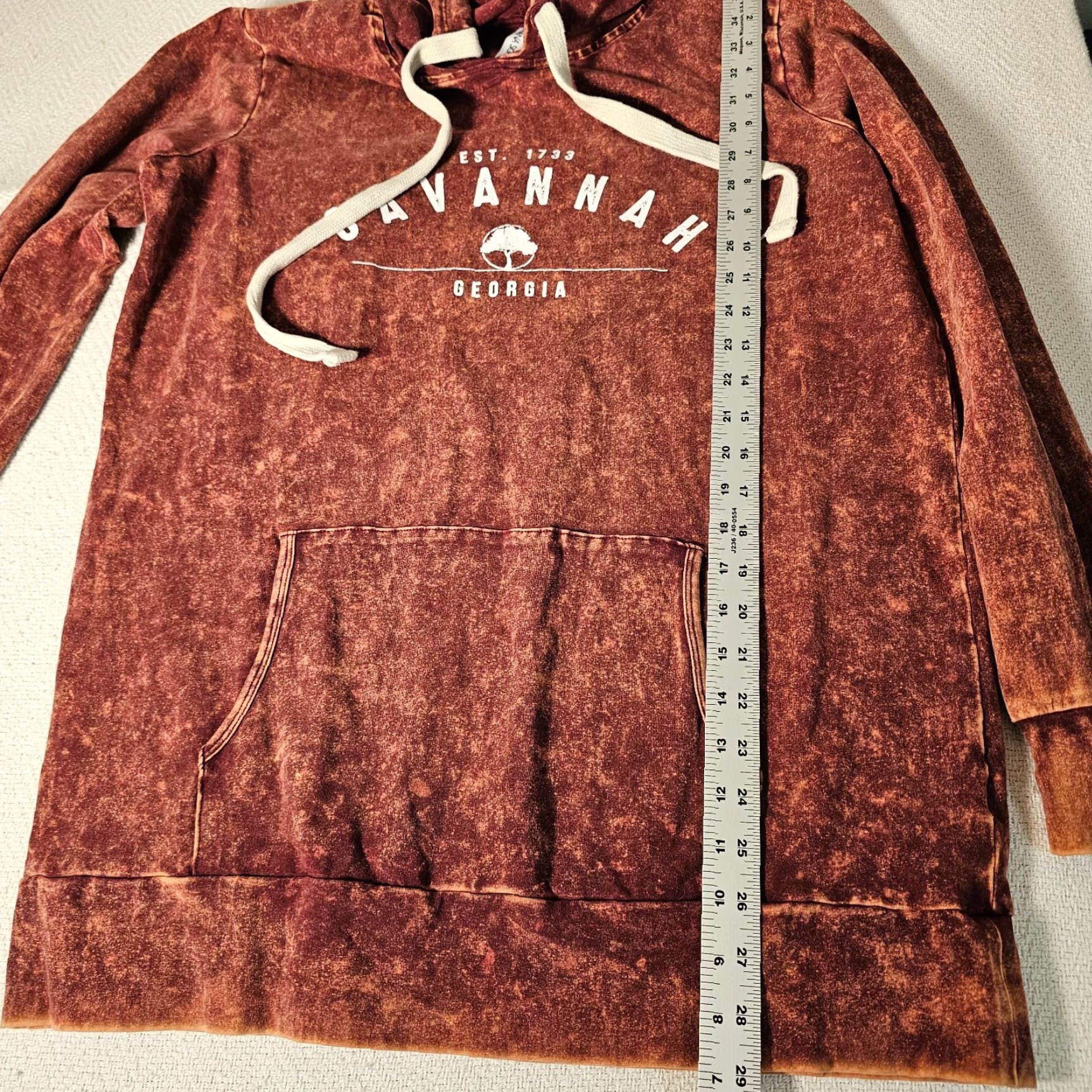 Vintage ZENANA Oversized Sweatshirt Pullover Fleece Cotton Blend Orange Size M Casual Womens Size M / US 6-8 / IT 42-44 - 5 Thumbnail