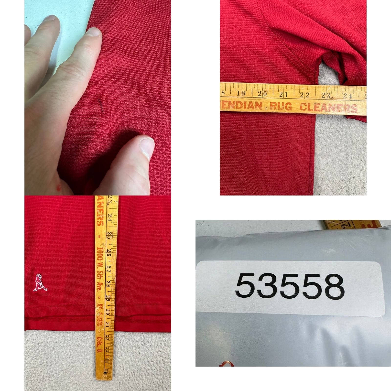 Vintage PING Performance Polo Shirt Mens Large Red Short Sleeve Athletic Golf Outdoor Casual Shirt Size US L / EU 52-54 / 3 - 8 Thumbnail