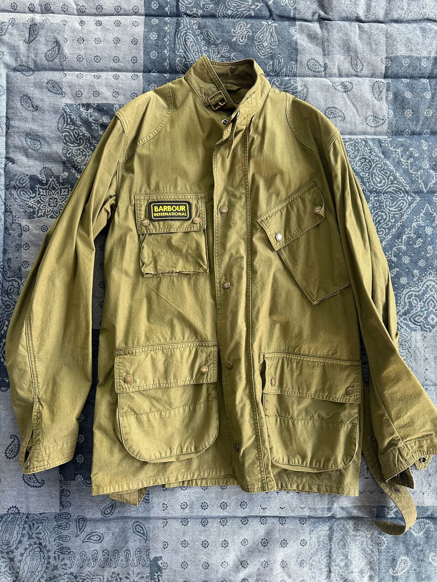 Barbour Barbour International A7 Series Jacket Size US M / EU 48-50 / 2 - 1 Thumbnail