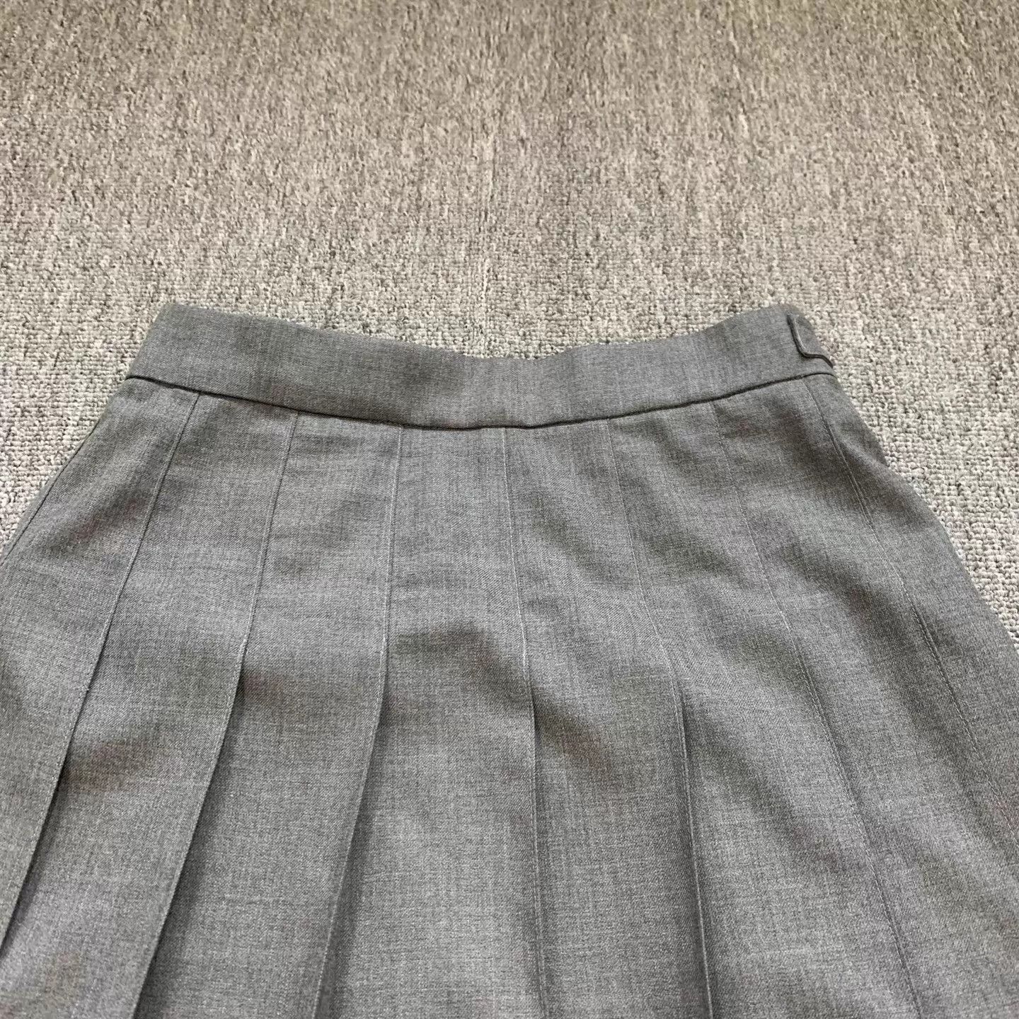 Thom Browne Thom Browne Pleated Gray Long Dress Women's 38 98 New Size XS / US 0-2 / IT 36-38 - 8 Thumbnail