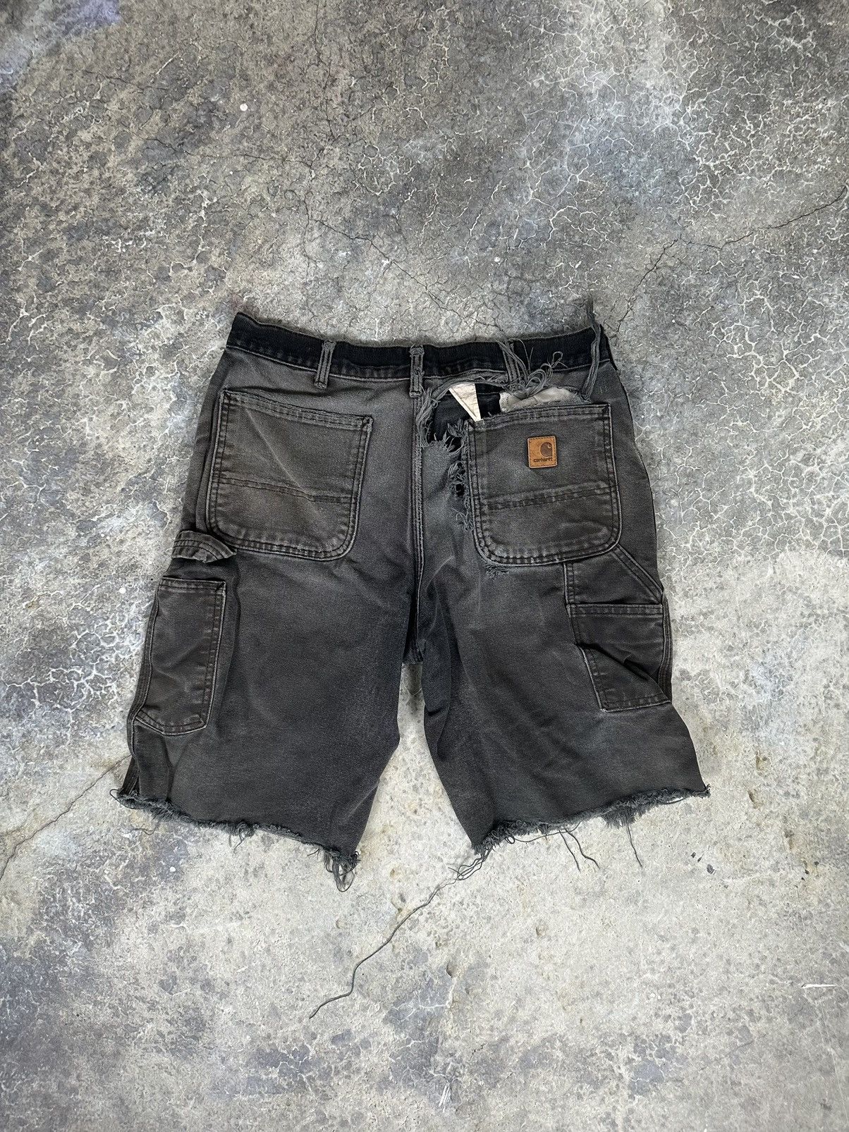 Carhartt × Vintage THRASHED Carhartt Jorts Size US 32 / EU 48 - 4 Thumbnail