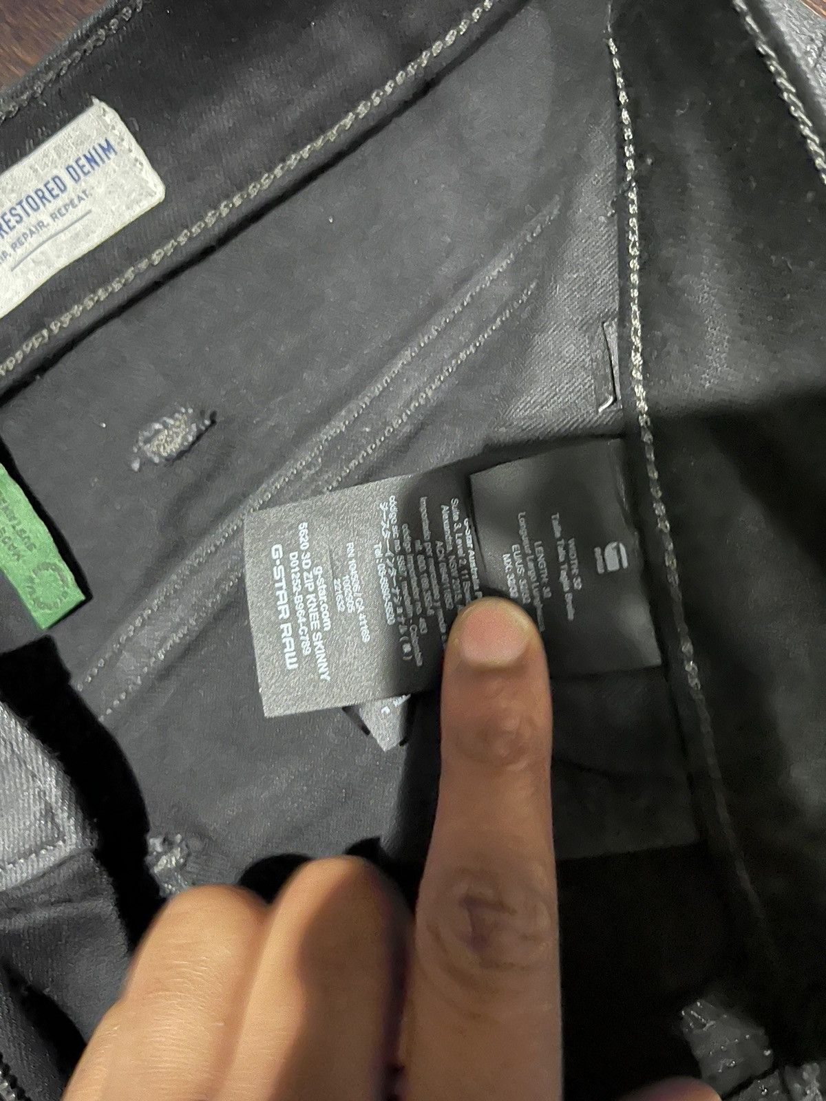 G-Star Metallic Silver G Star Raw Jeans Size US 34 / EU 50 - 6 Thumbnail