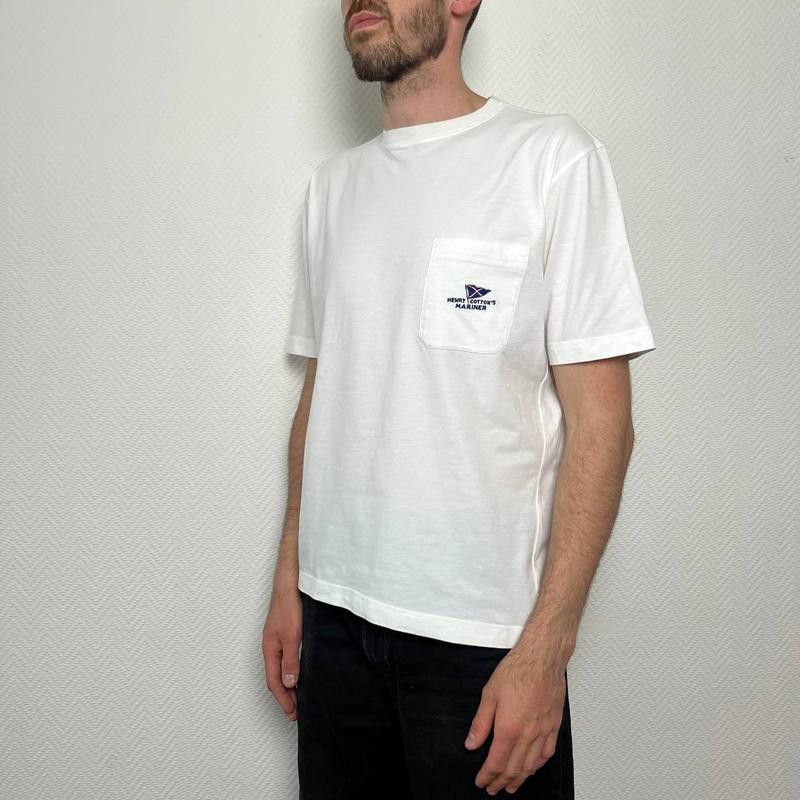 Vintage Vintage Henry Cotton's Mariner White T-Shirt Size L Size US L / EU 52-54 / 3 - 7 Thumbnail