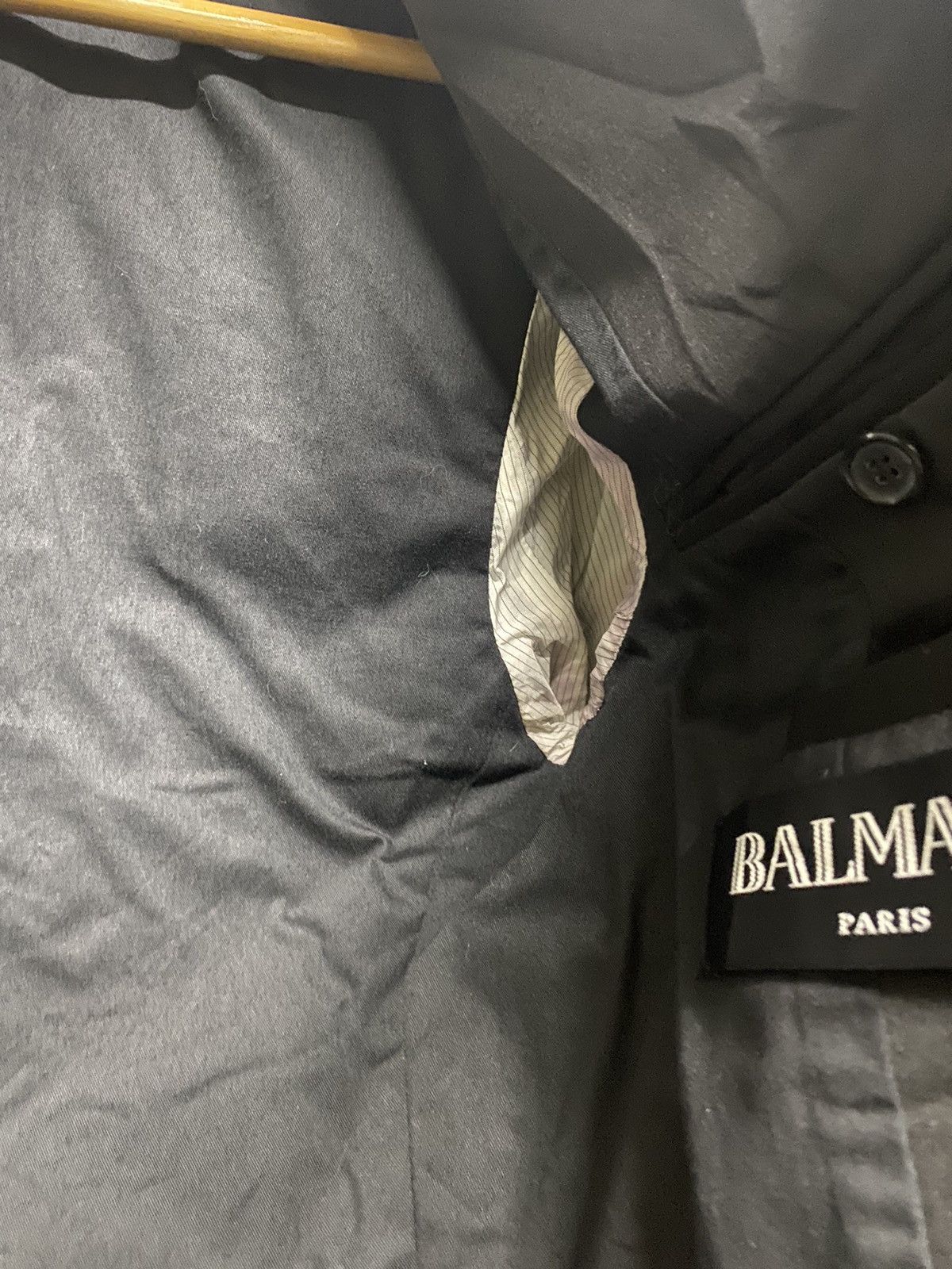 Balmain × Designer Balmain Paris Coat Blazer Jacket Size M / US 6-8 / IT 42-44 - 13 Thumbnail
