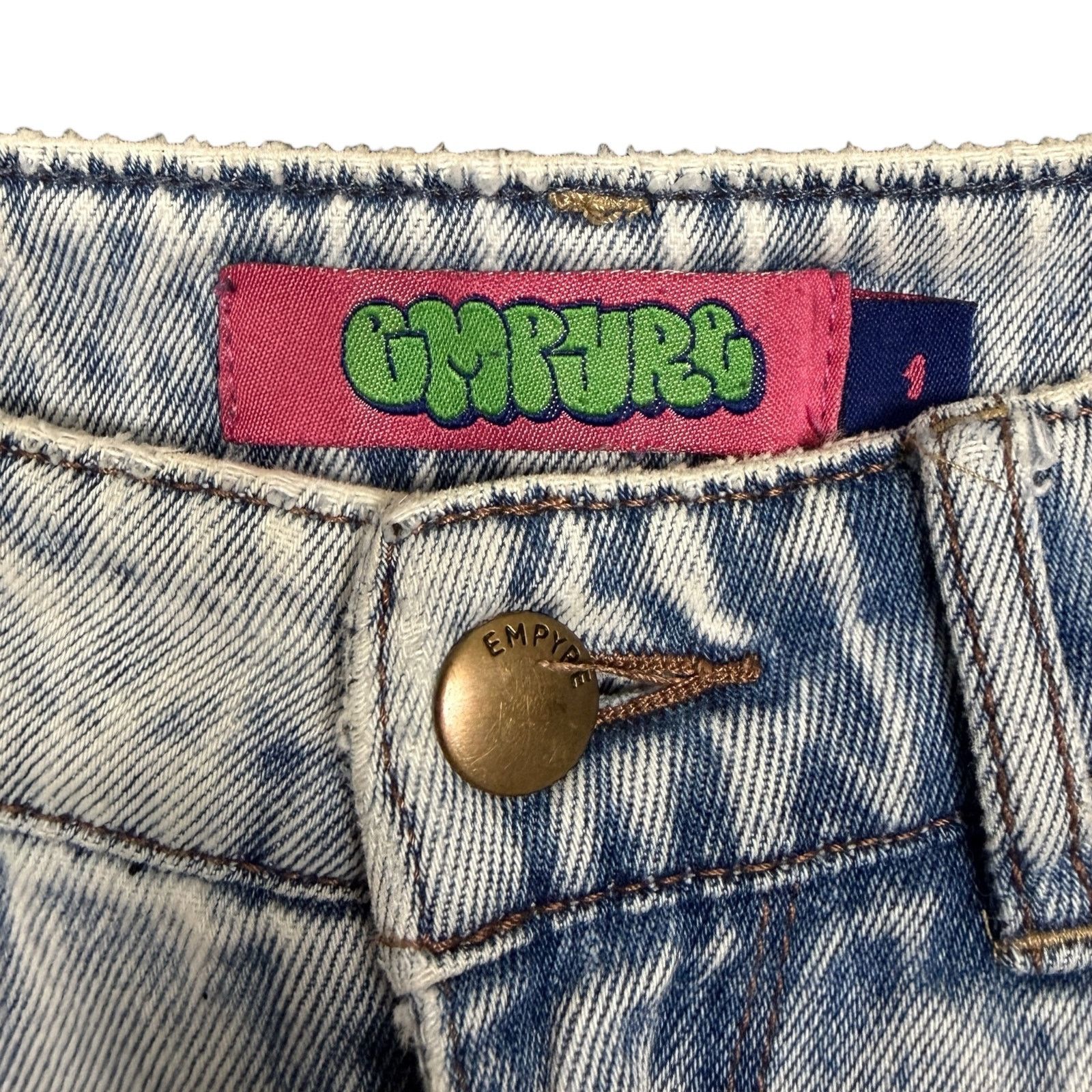 Empyre Empyre Tori Light Wash Distressed Women's 1 Jeans 27x30 Size 27" / US 4 / IT 40 - 6 Thumbnail