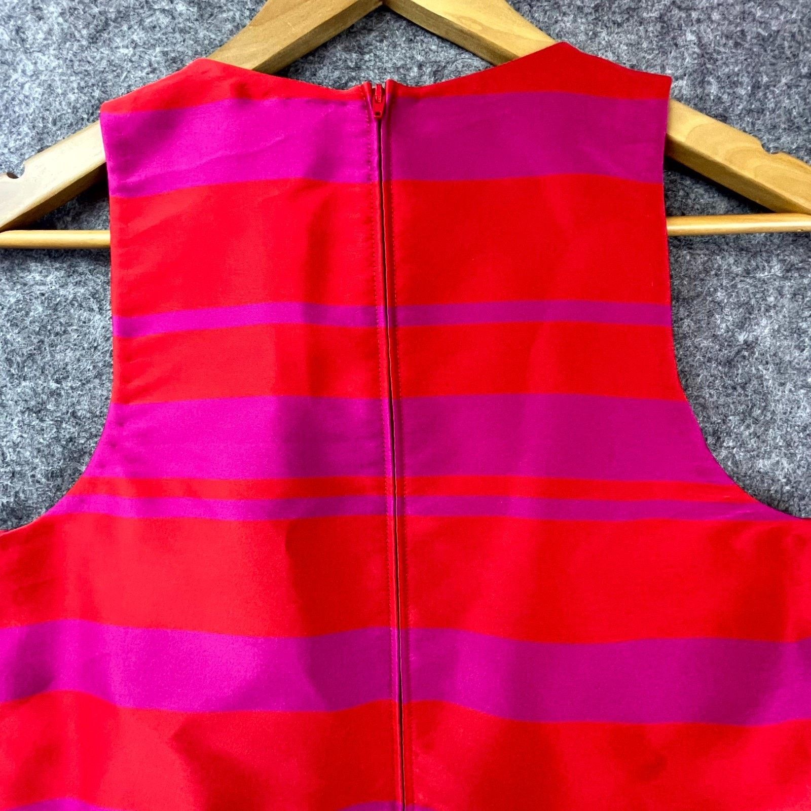 Sonia Rykiel Sonia Rykiel Dress 42 Red Purple Mod 60s Bow GoGo Vibrant Size M / US 6-8 / IT 42-44 - 3 Thumbnail