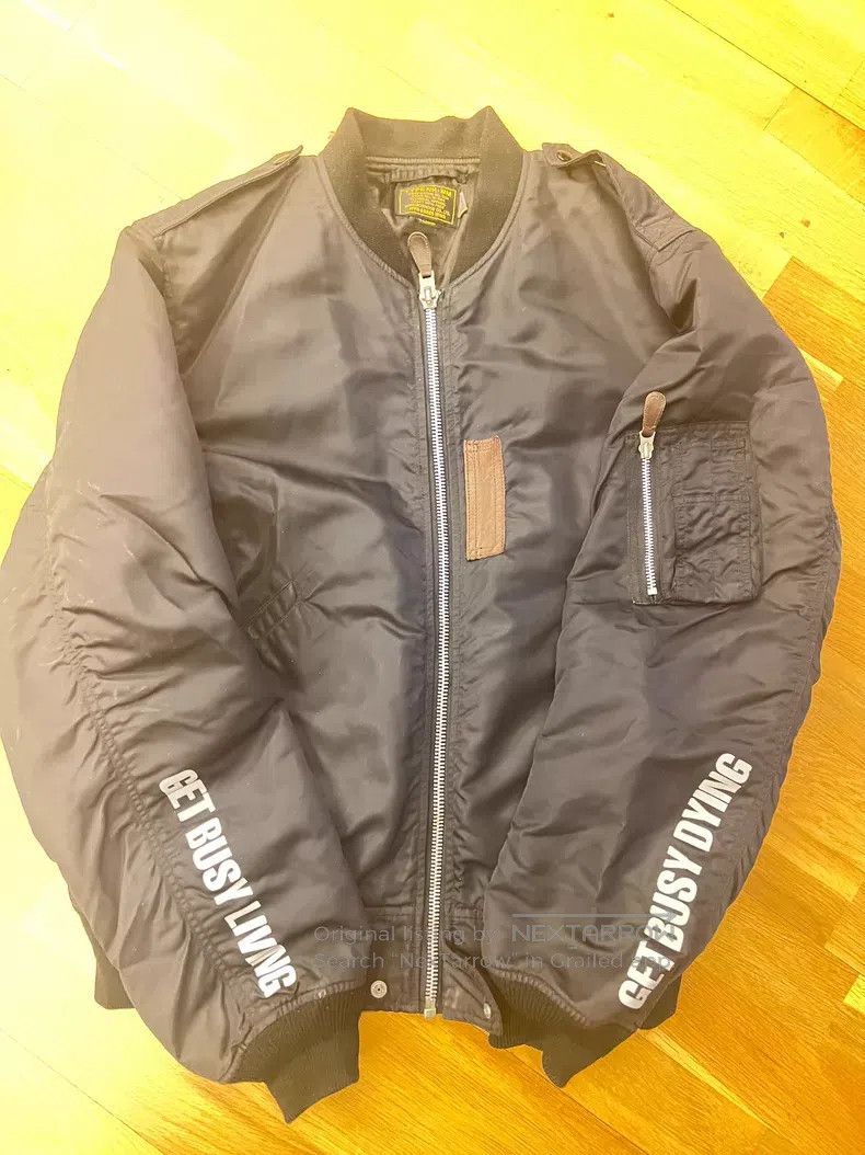 Neighborhood Neighborhood Flight Jacket Insulated Jacket, Black Size US XL / EU 56 / 4 - 1 Thumbnail
