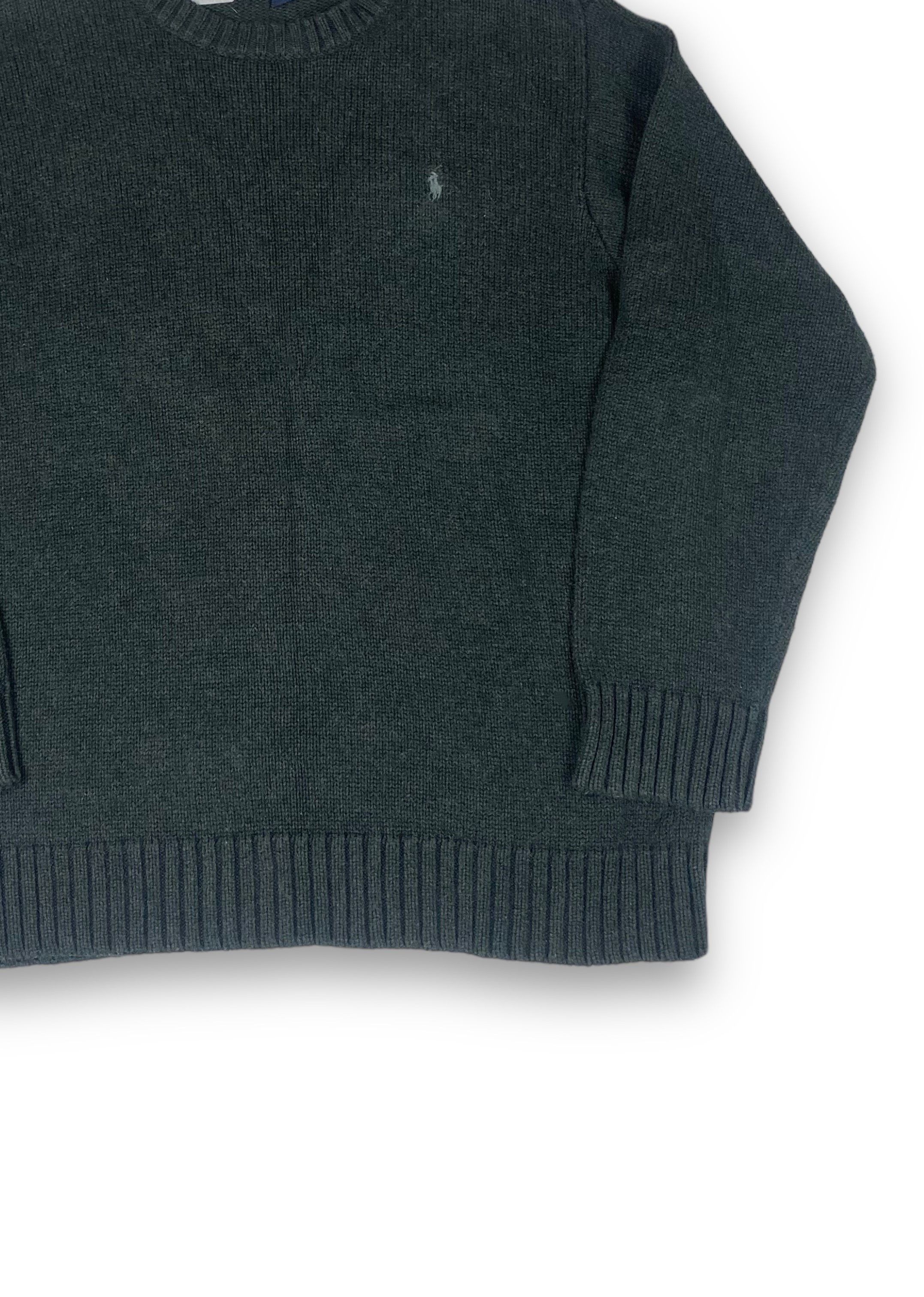 Polo Ralph Lauren Vintage POLO RALPH LAUREN Grey Graphite Thick Sweater M592 Size US S / EU 44-46 / 1 - 2 Thumbnail