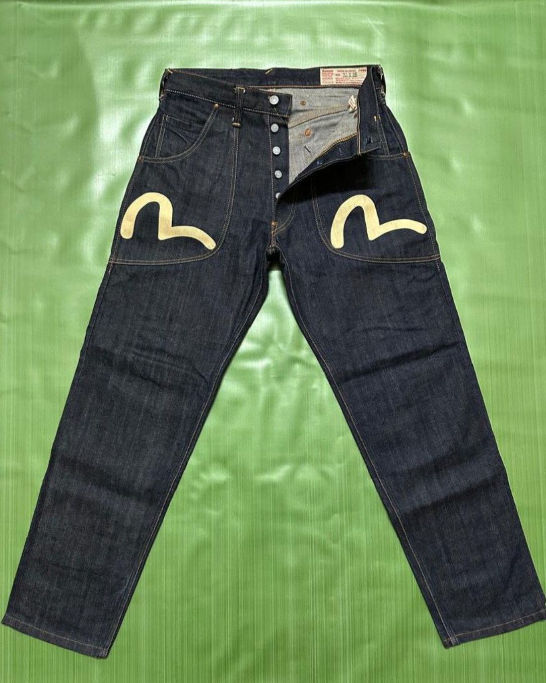 EVISU BUSHPANT SELVEDGE DENIM BAGGY FIT