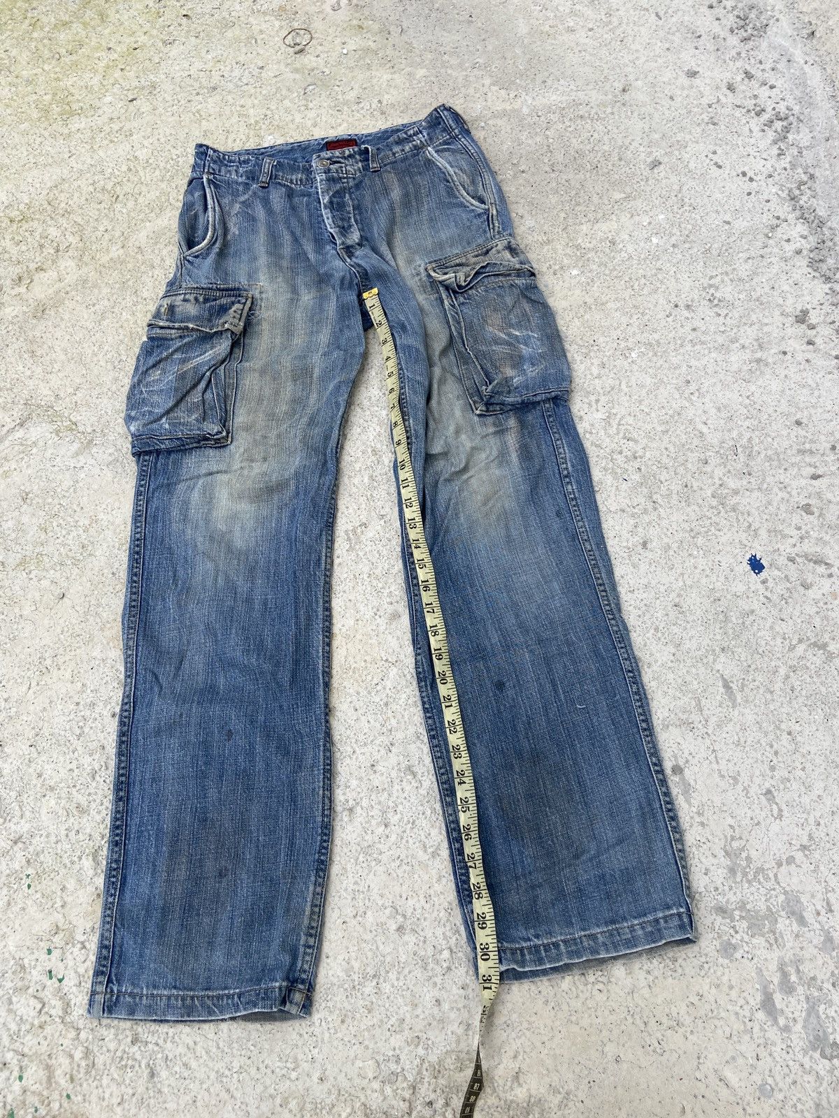 Japanese Brand × Johnbull × KOJIMA GENES Baggy Johnbull Cargo Denim Size US 30 / EU 46 - 11 Thumbnail