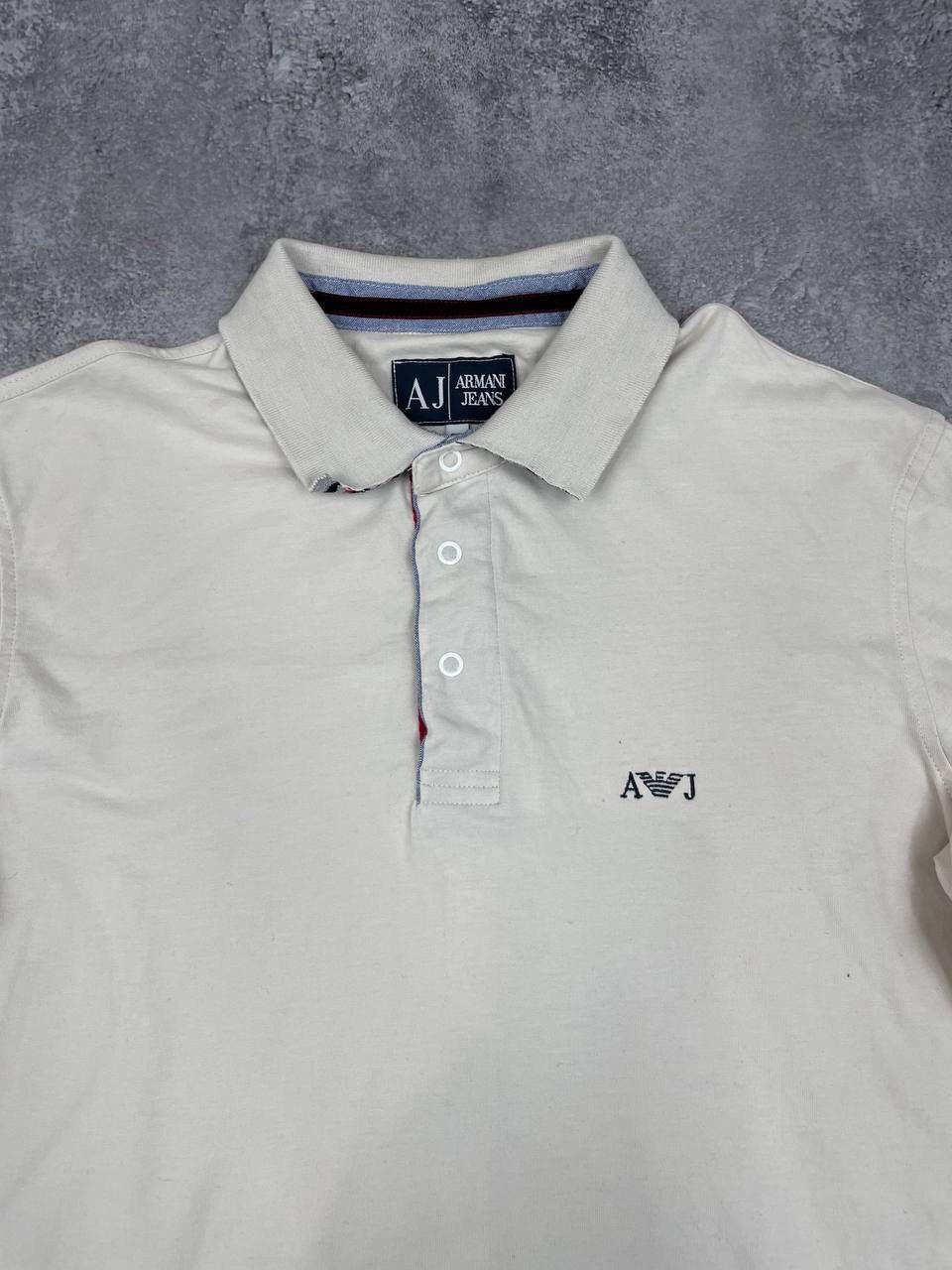 Armani Armani Jeans Men Polo Shirt Long Sleeve Beige Size S Size US S / EU 44-46 / 1 - 2 Thumbnail