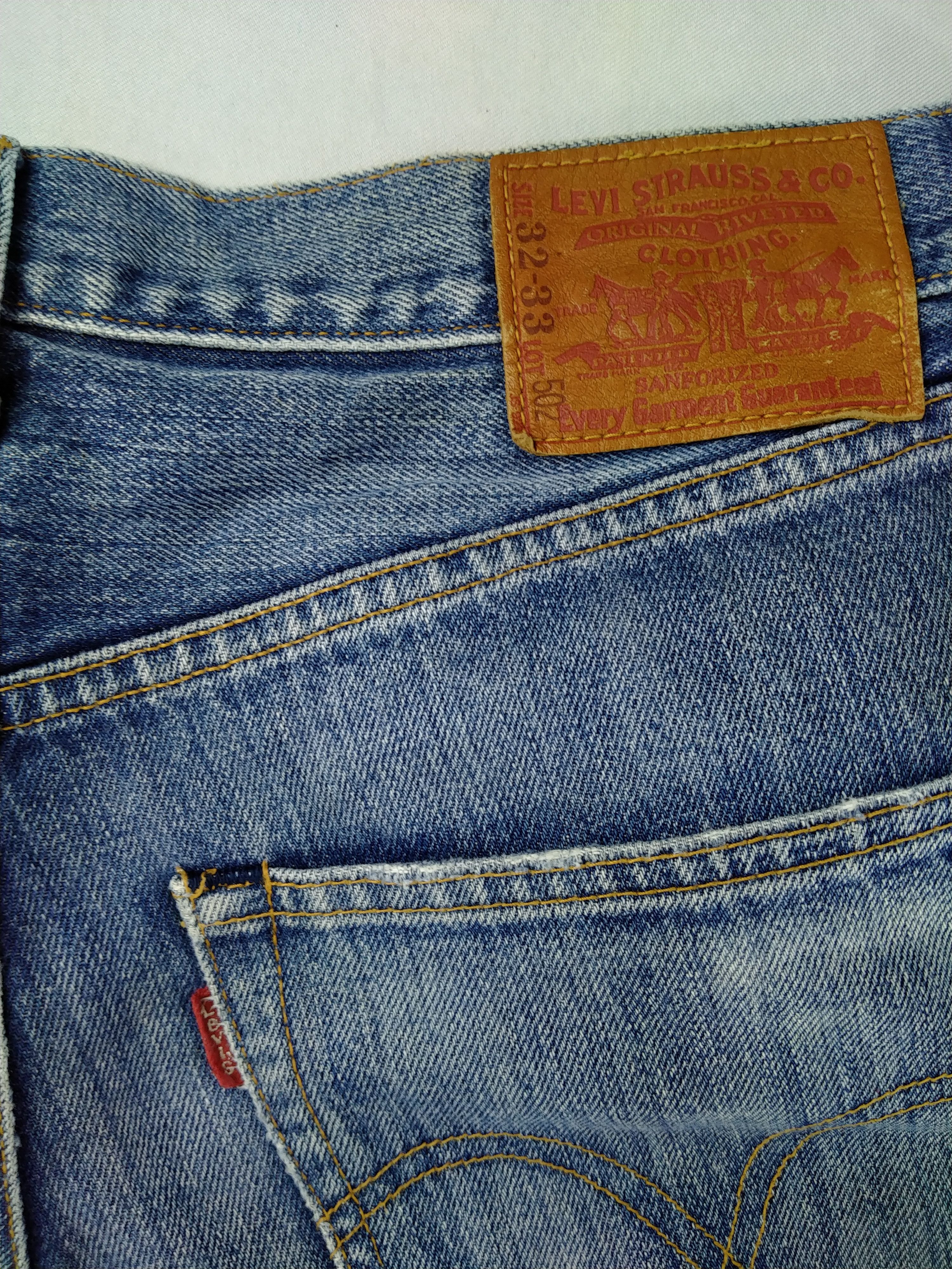 Levi's Distressed Vintage Levi's 502 Denim 34 x 32.5 -JN750 Size US 34 / EU 50 - 9 Thumbnail