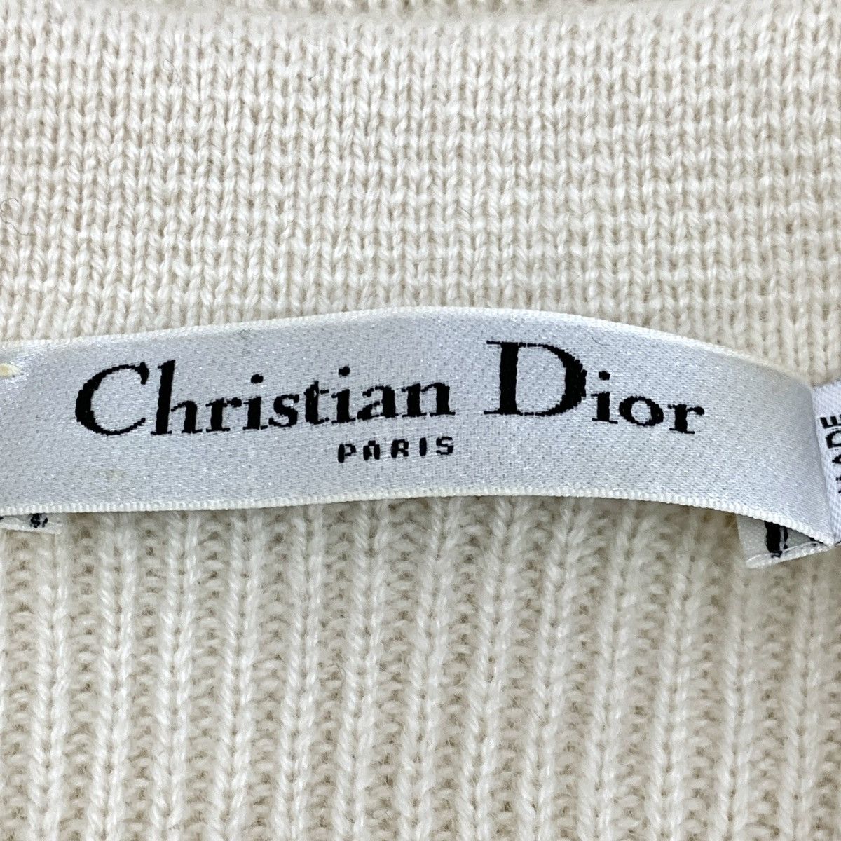 Dior Christian Dior Cashmere Sleeveless Knit Top K26WX Size XXS / US 00 / IT 34 - 5 Thumbnail
