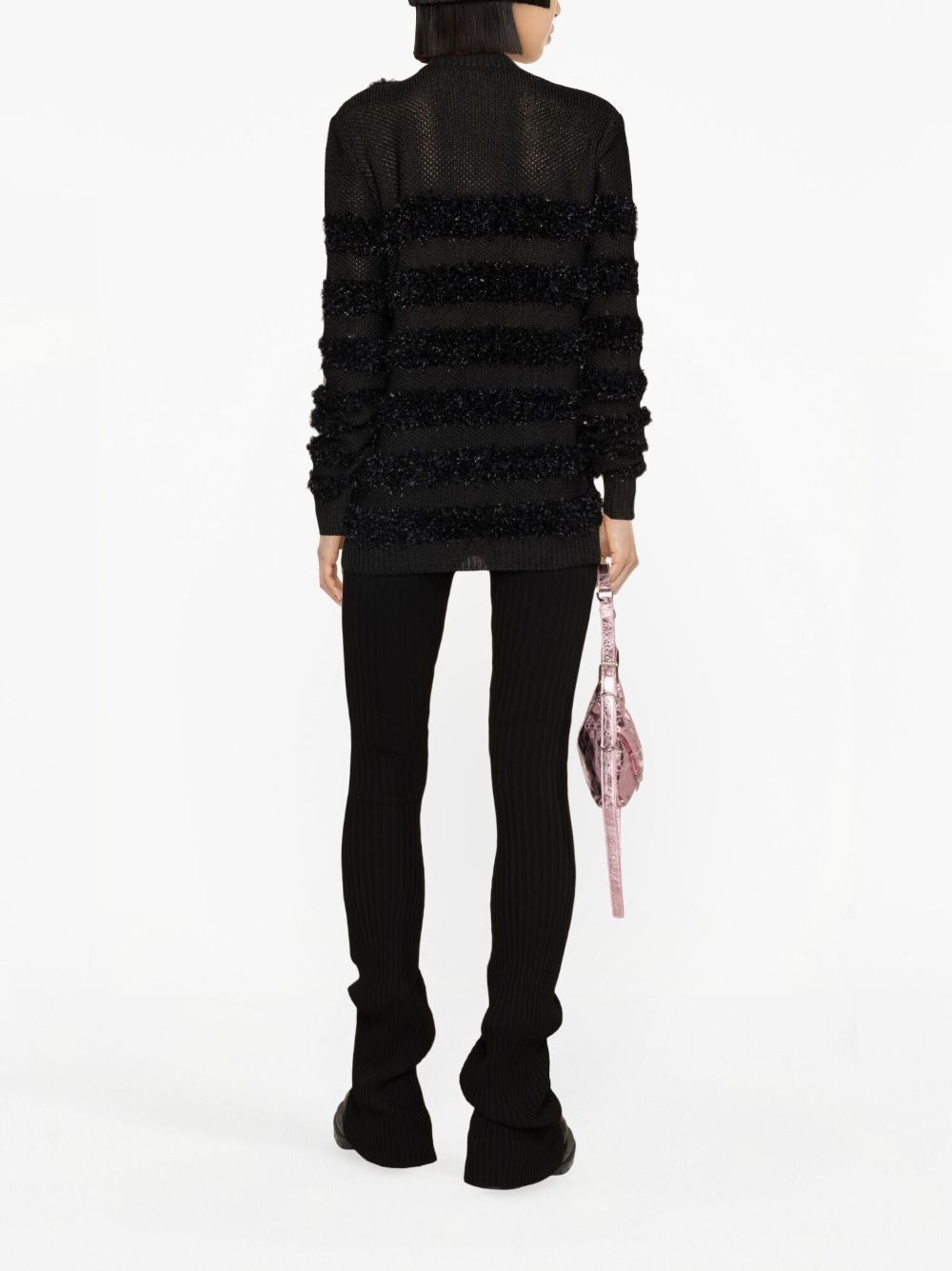 Balmain o1y0625 Sweater in Black Size M / US 6-8 / IT 42-44 - 4 Thumbnail
