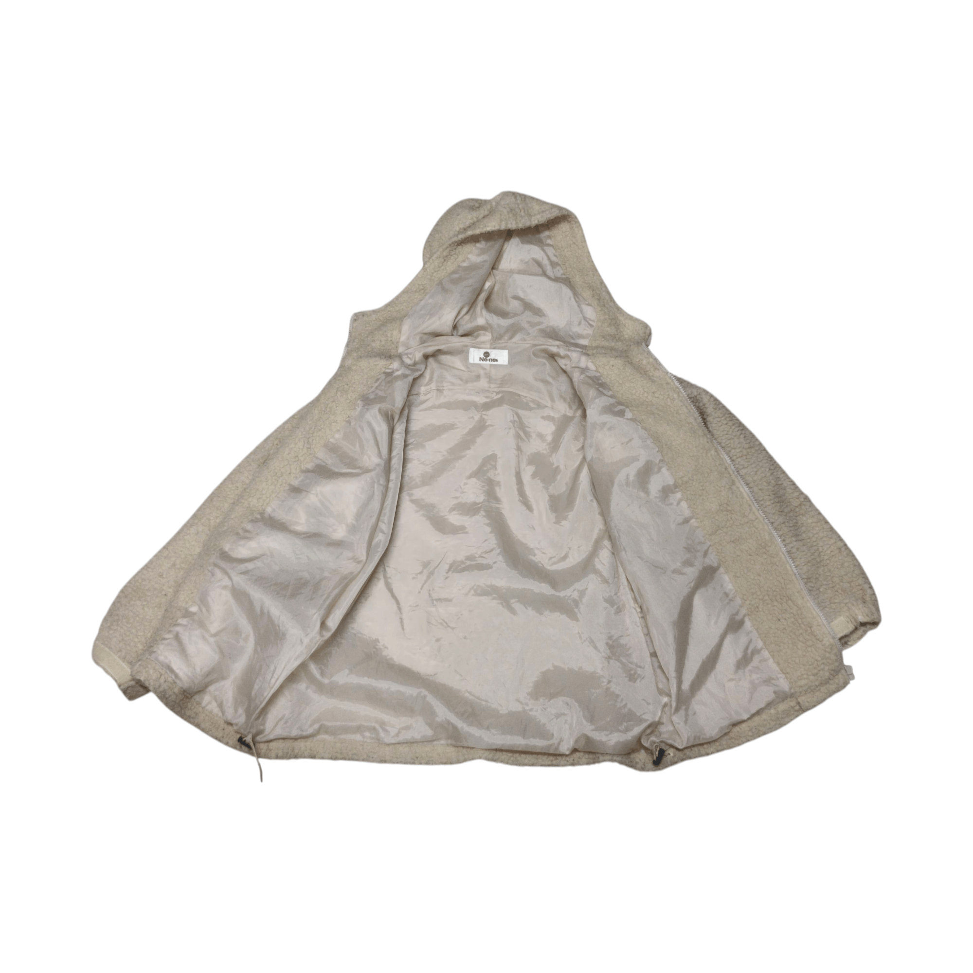 Ne-Net Vintage Ne-net Fleece Hooded Jacket Issey Miyake 90s Size US L / EU 52-54 / 3 - 3 Thumbnail
