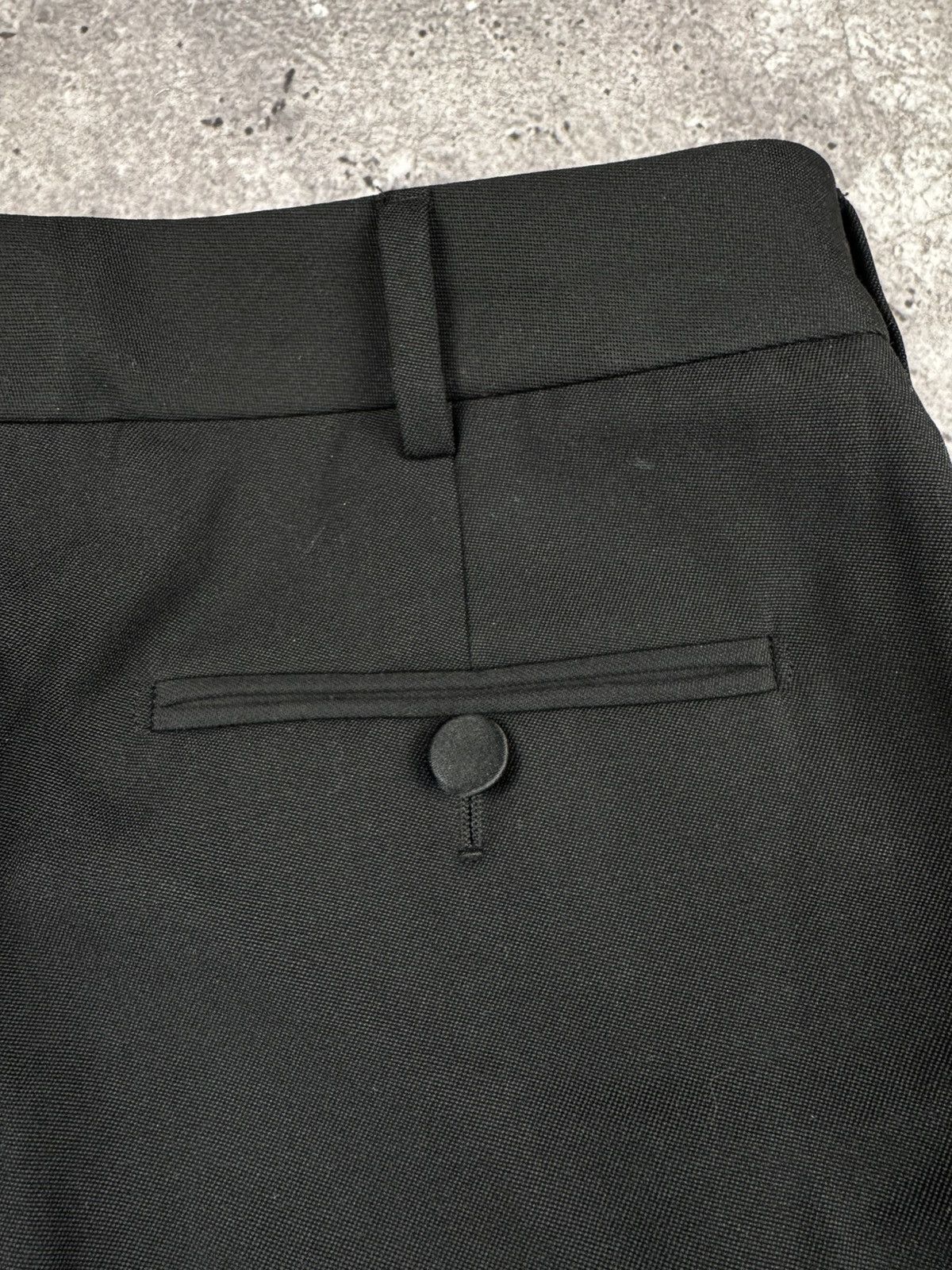 Saint Laurent Paris Saint Laurent High-Waisted Black Wool Trousers F38 Very rare Size 27" / US 4 / IT 40 - 9 Thumbnail