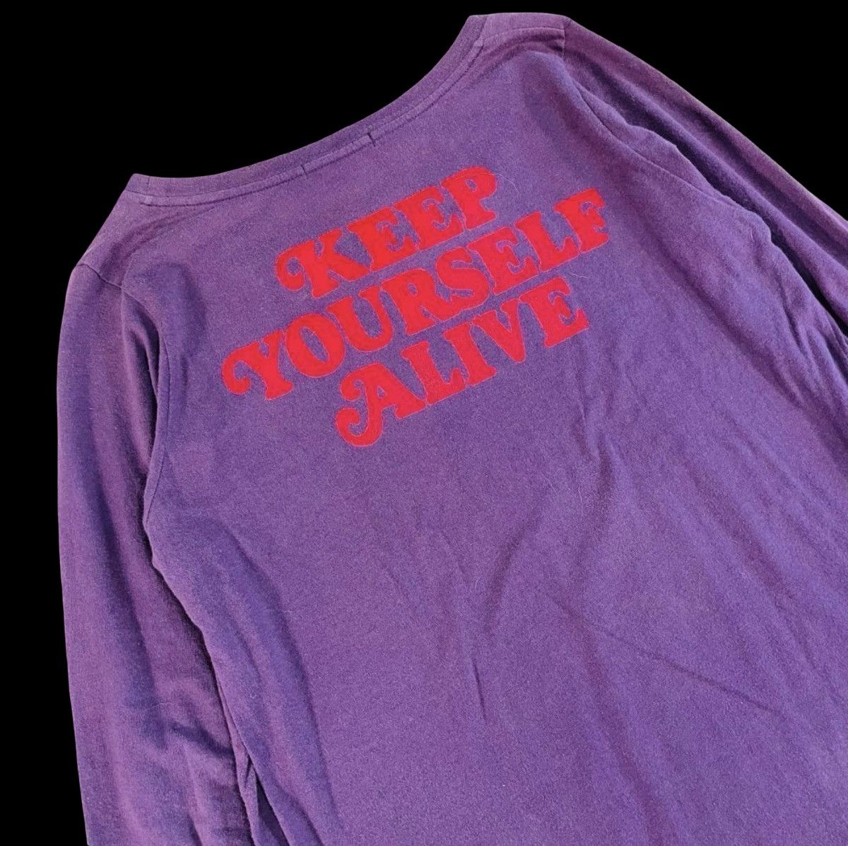 Hysteric Glamour Hysteric Glamour "Endless Party" Long Sleeve Tee - Purple Size US M / EU 48-50 / 2 - 7 Thumbnail