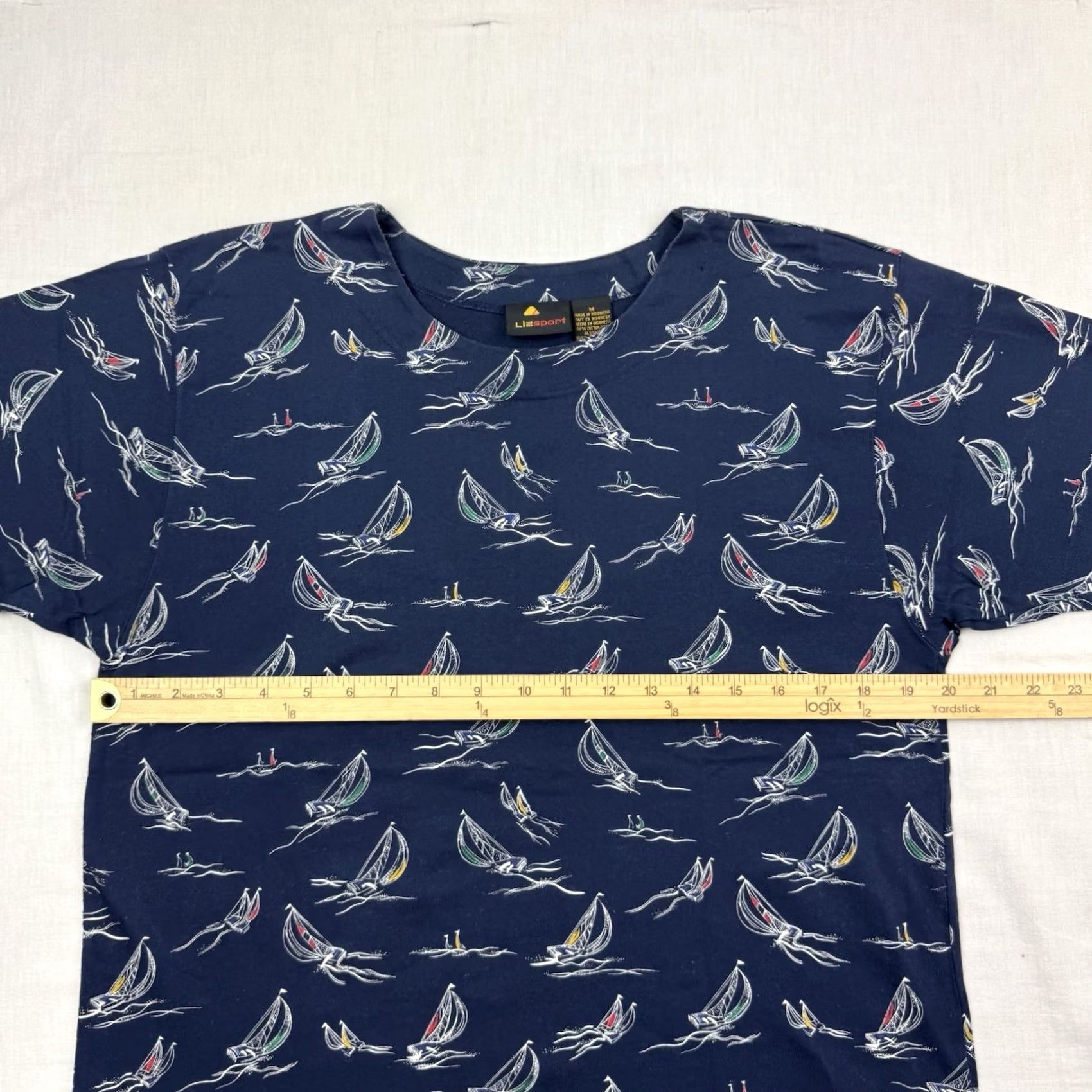 Vintage Vintage Liz Sport Sailboat Shirt Womens Medium Hipster Boho Beach Y2K 90s USA Size M / US 6-8 / IT 42-44 - 6 Thumbnail