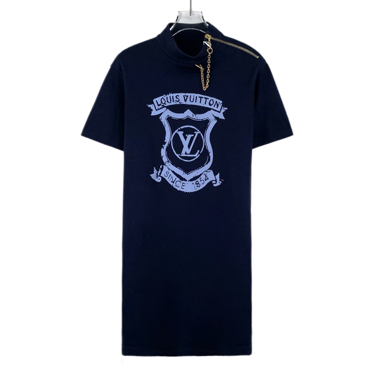 Louis Vuitton Louis Vuitton Blue Dress L Women Size L / US 10 / IT 46 - 1 Thumbnail
