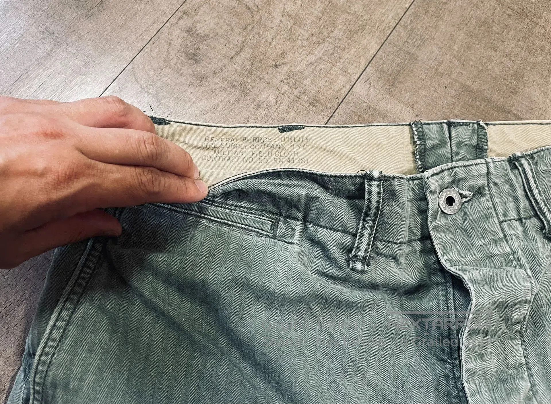 RRL Ralph Lauren RRL Herringbone Military Pants. Size US 36 / EU 52 - 2 Thumbnail