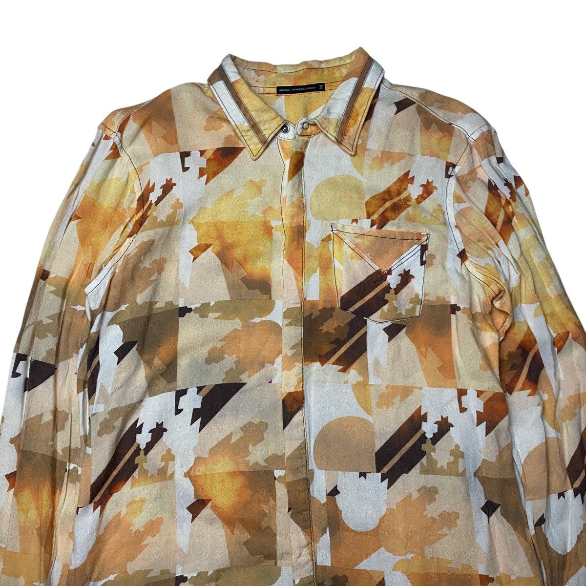 Marithe + Francois Girbaud 2000's Marithe Francois Girbaud Gradient Shirts Size US M / EU 48-50 / 2 - 3 Thumbnail