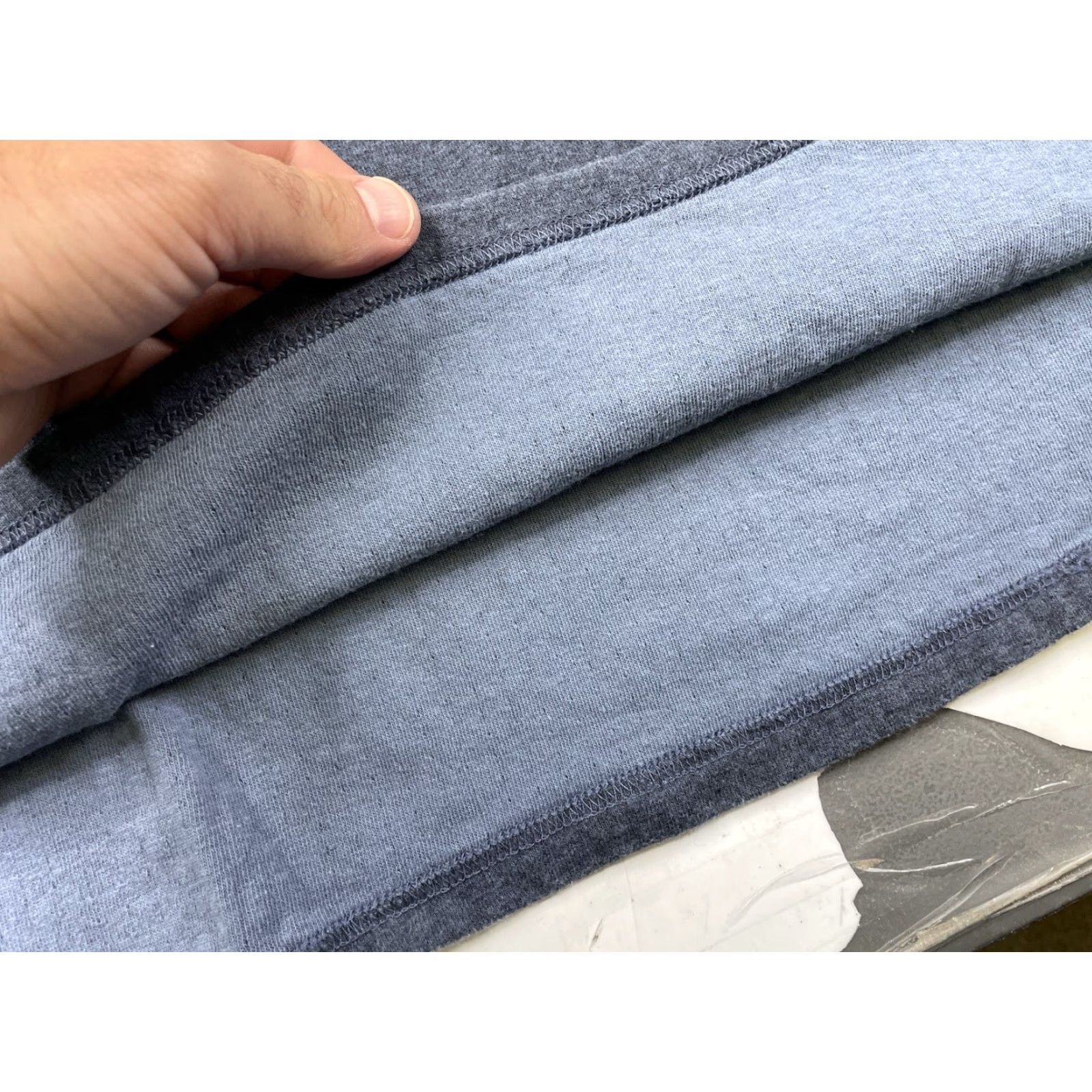 Vintage L.L. Bean Polo Shirt Mens XL Tall Blue 2 Layer Wool Blend Long Sleeve River Driver Shirt Big & Tall Mens Blue Polo Shirt Size US XL / EU 56 / 4 - 4 Thumbnail
