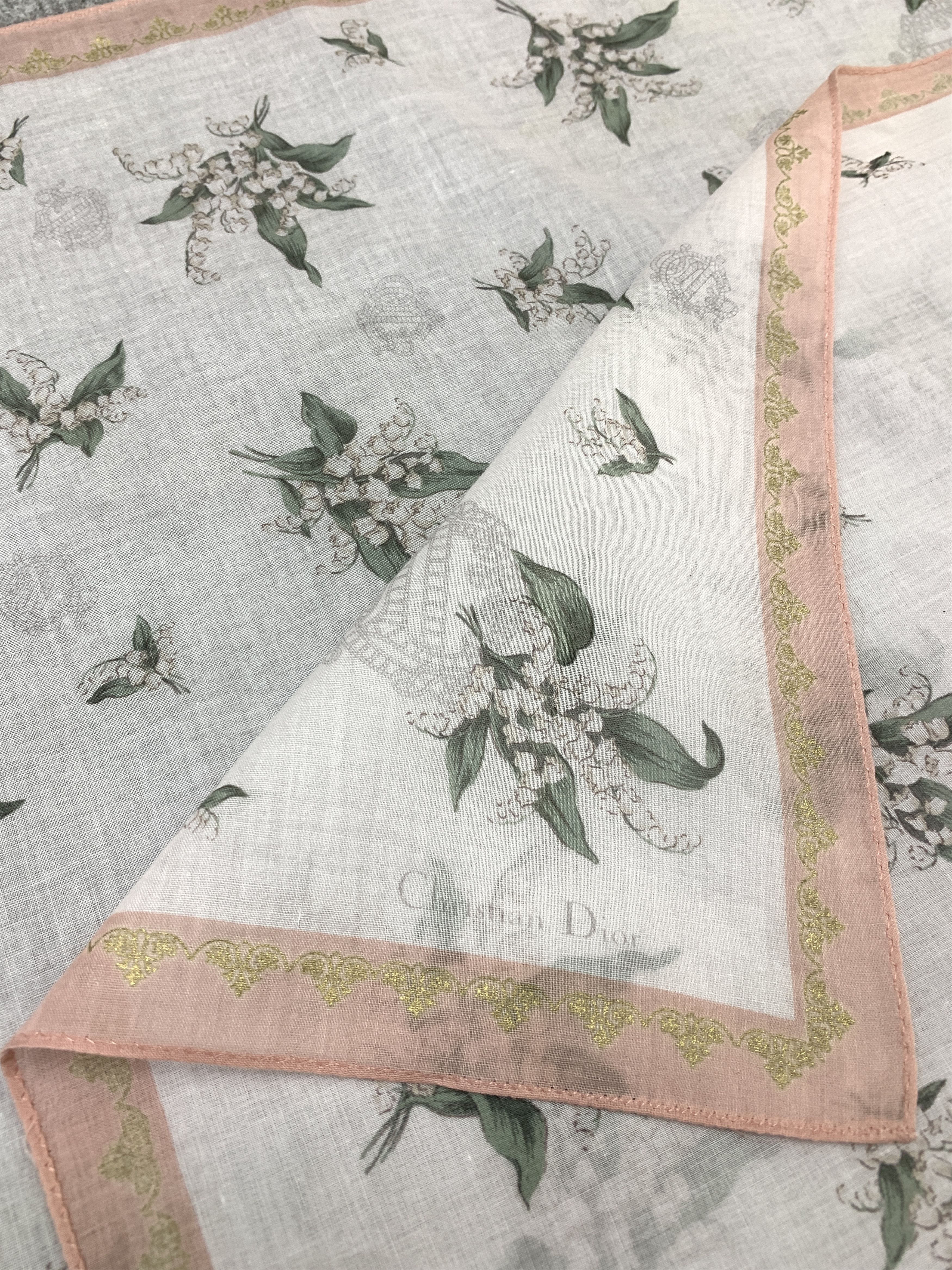 Christian Dior Monsieur × Vintage Vintage Christian Dior Neckerchief/ Handkerchief - HKA947 Size ONE SIZE - 9 Thumbnail
