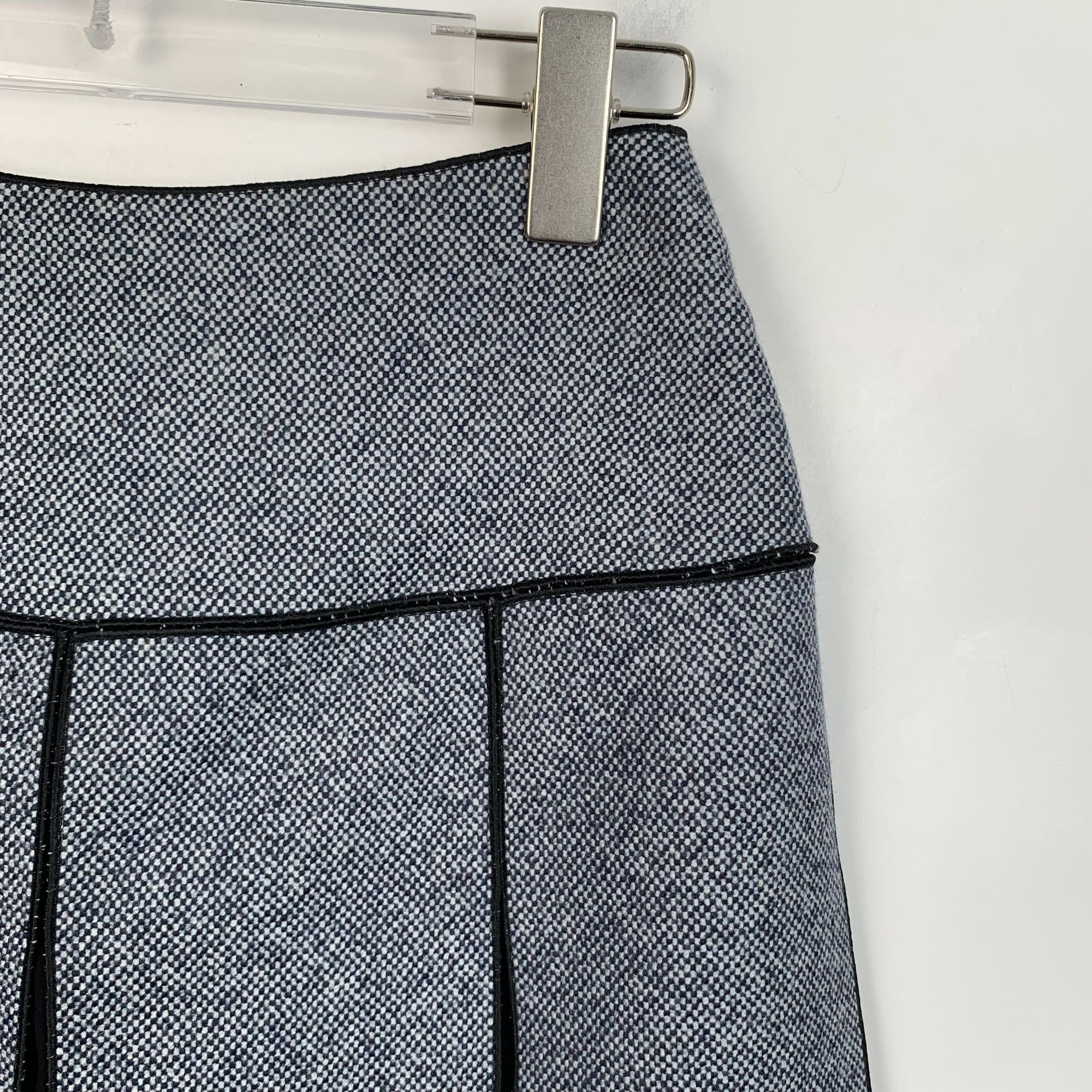 Dior Christian Dior Wool & Silk Pleated Midi Skirt Size 26" / US 2 / IT 38 - 3 Thumbnail