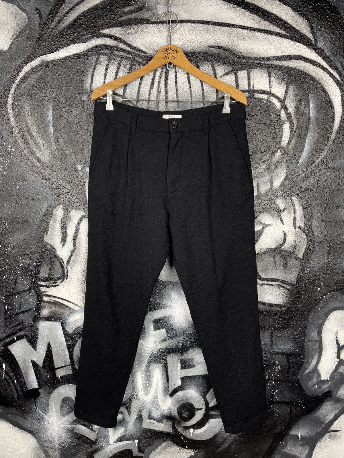 Cos COS Classic Slim Fit Black Wool Trousers Pants Men’s Size 50 Size US 32 / EU 48 - 3 Thumbnail