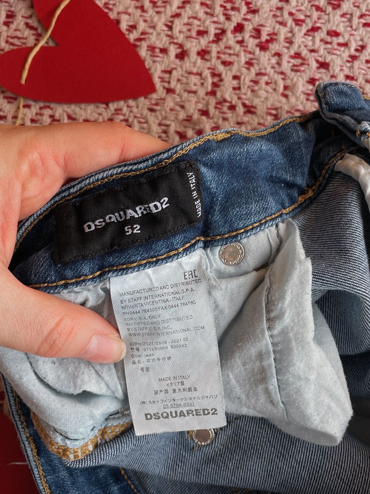 Dsquared2 Dsquared2 Light Blue Slim Jeans Size US 36 / EU 52 - 16 Thumbnail