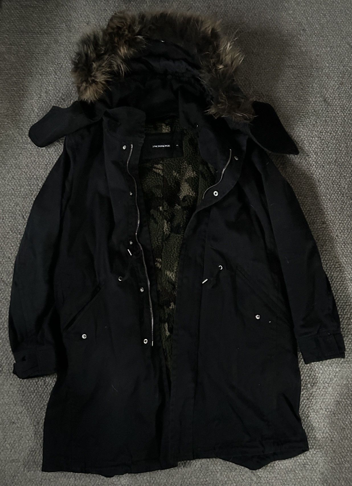 image of Jack Rose Coat in Black, Men's (Size Small)