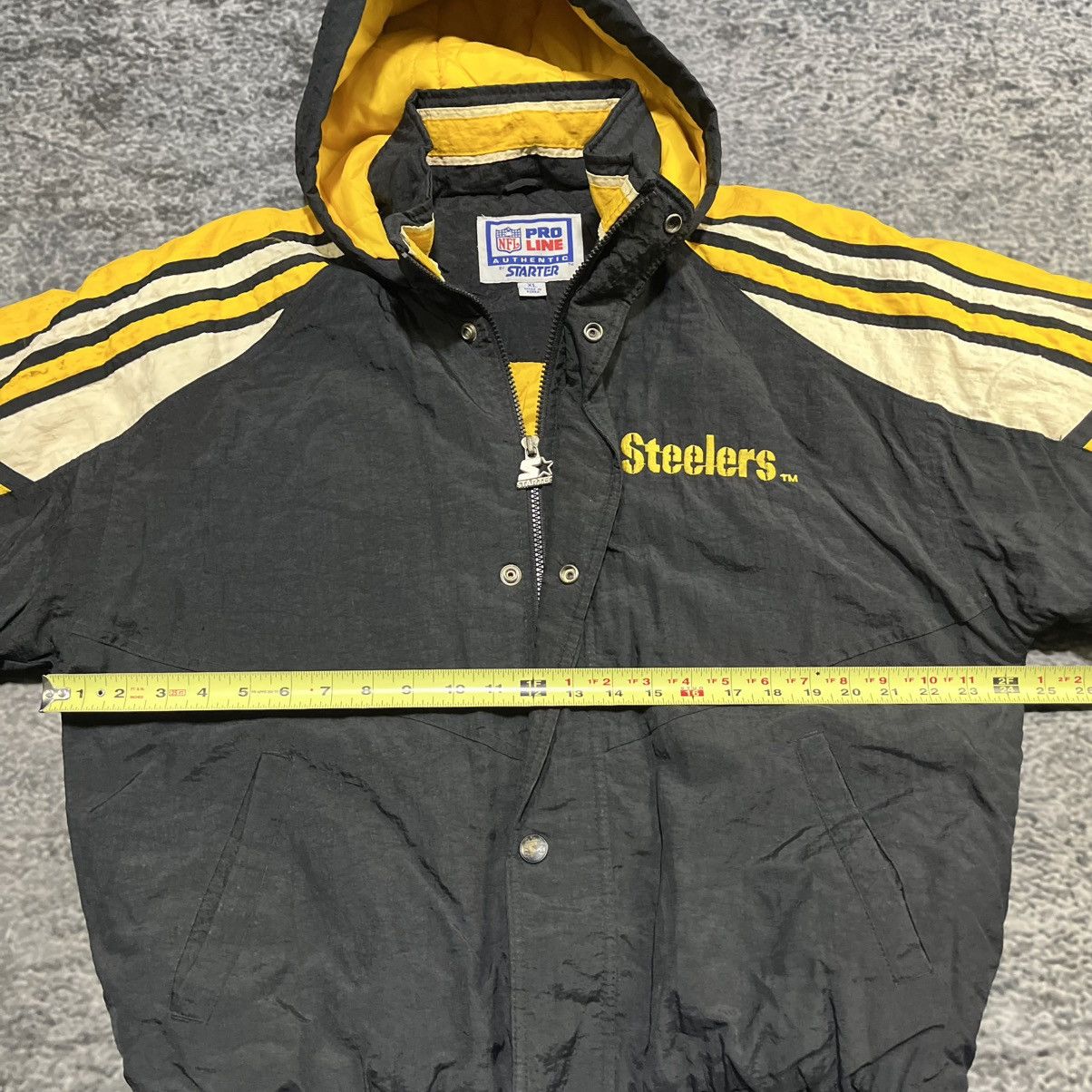 Starter VTG Pittsburgh Steelers Starter Pro Line 90s Puffer Jacket Size US XL / EU 56 / 4 - 11 Thumbnail