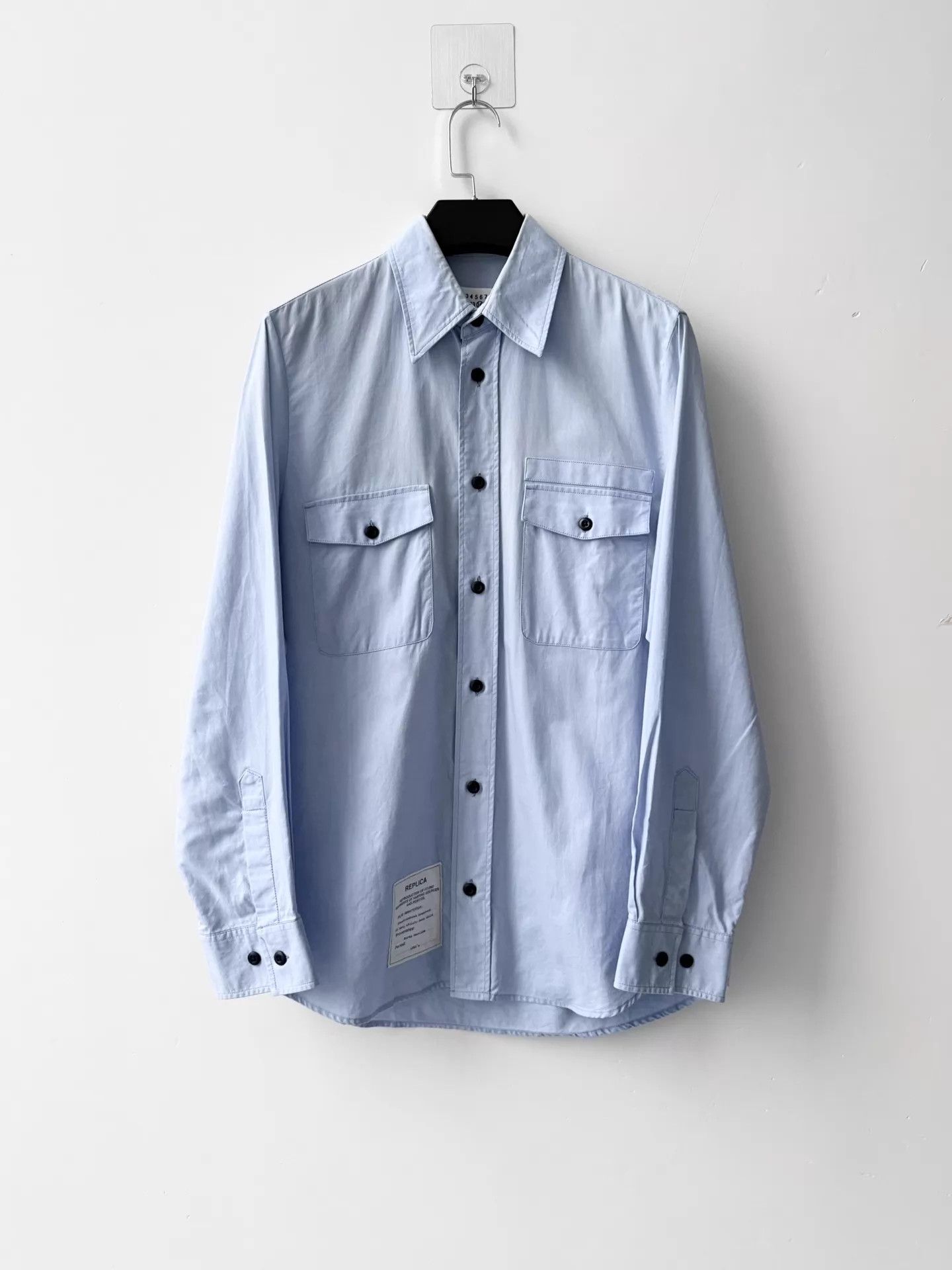 Maison Margiela Maison Margiela S/S17 Pocket Label Shirt 39EU Size US M / EU 48-50 / 2 - 1 Thumbnail