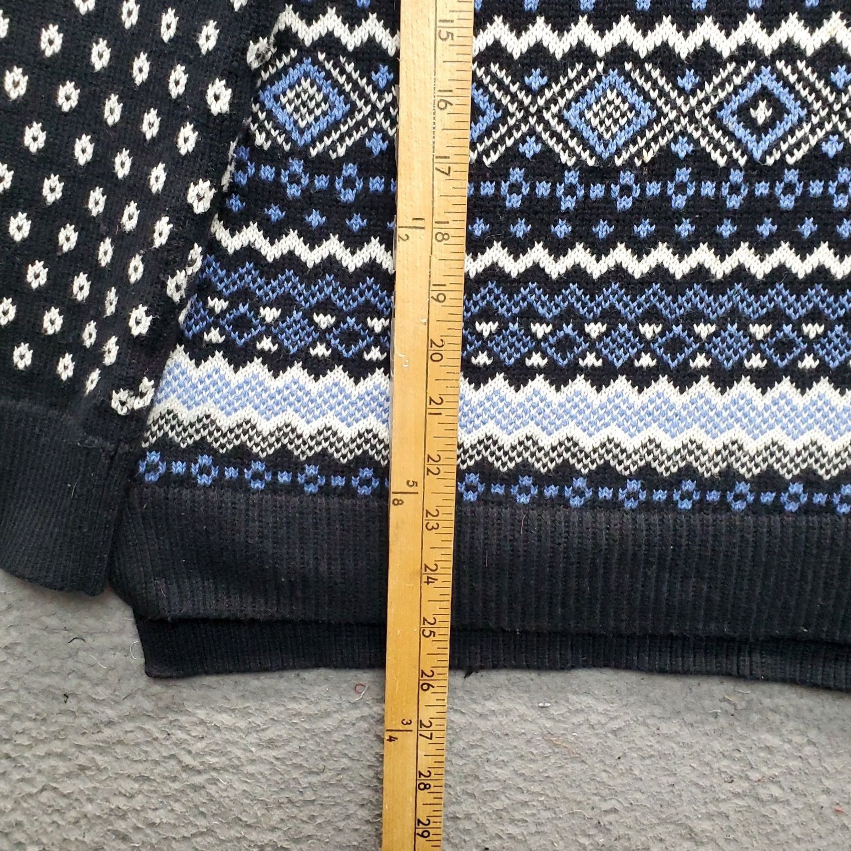 Talbots T by Talbots Sweater Geometric Multicolor Chunky Knit Thermolite Button Womens PM Size M / US 6-8 / IT 42-44 - 3 Thumbnail