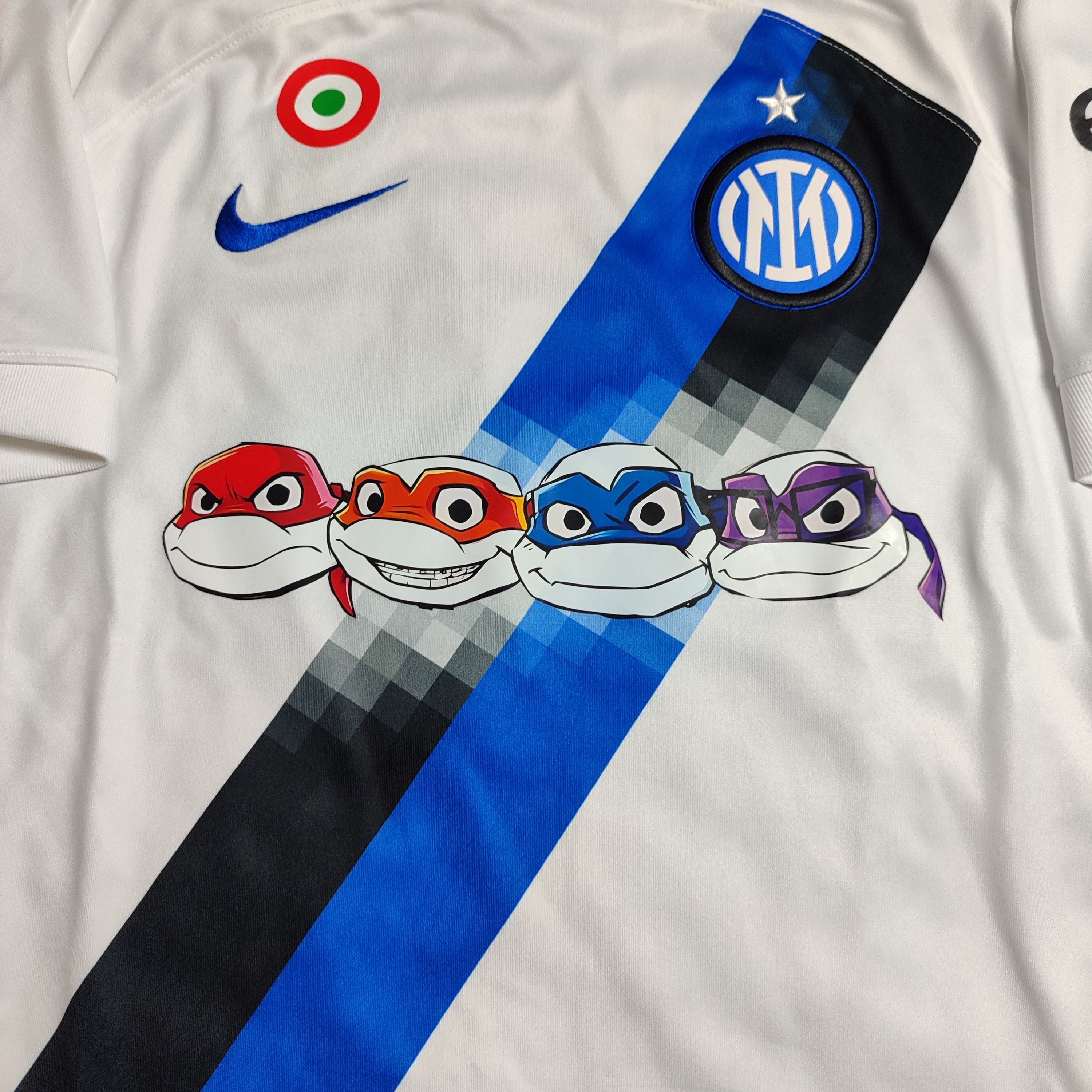 Nike Inter Milan Away 2023-24 Special TMNT Soccer Jersey Size US M / EU 48-50 / 2 - 4 Thumbnail