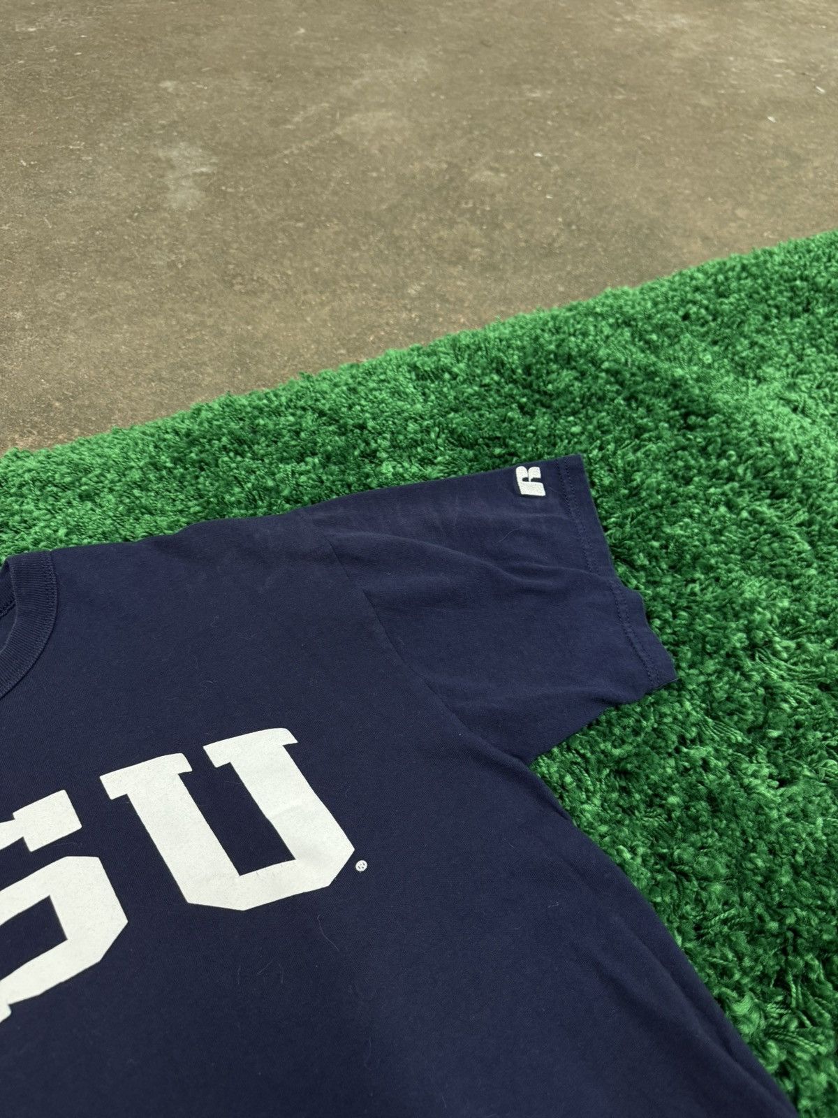 Russell Athletic × Vintage Russell Athletic x LSU Navy College Logo Tee Medium Size US M / EU 48-50 / 2 - 4 Thumbnail
