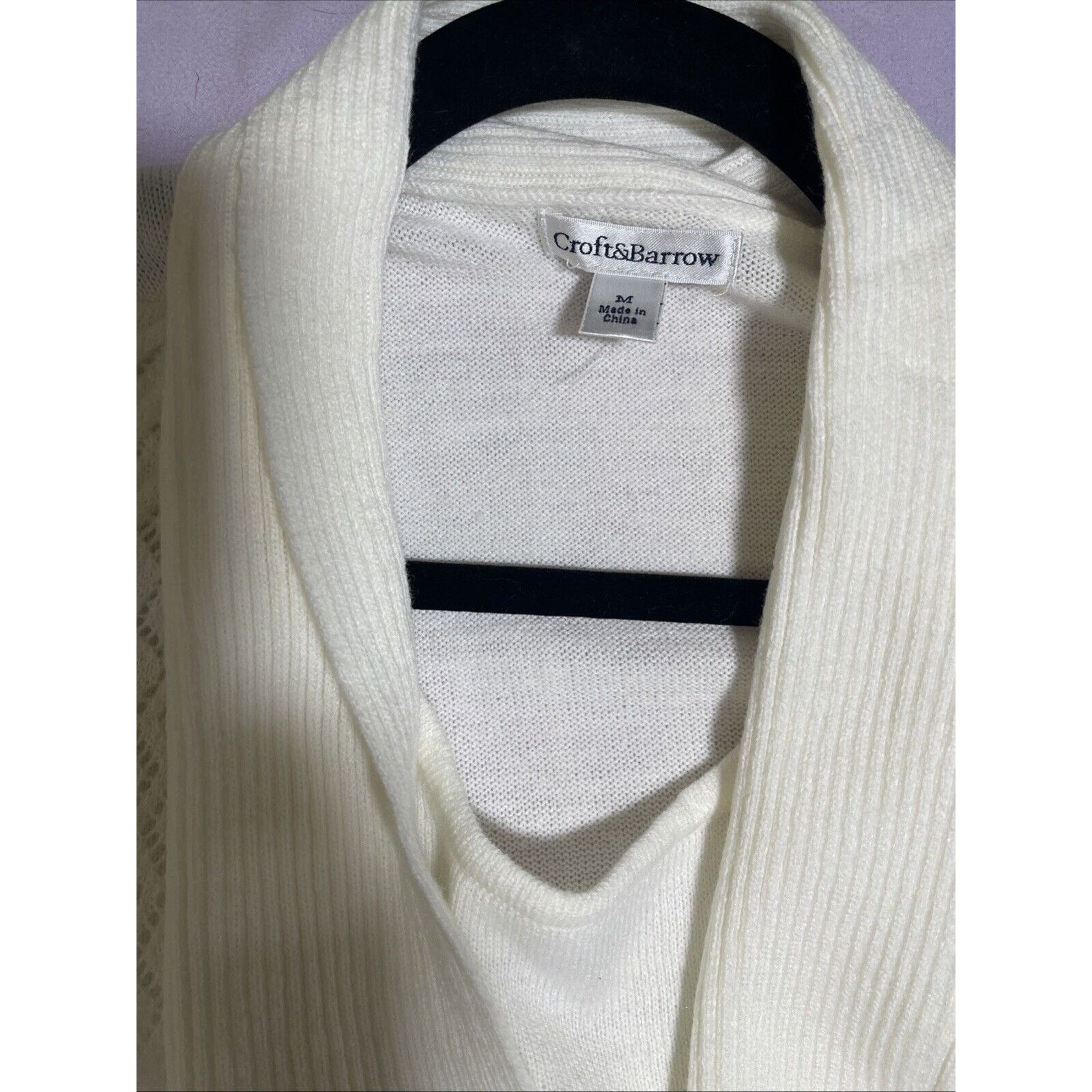 Croft & Barrow Croft and Barrow 1Piece Faux Cardigan and Tank Sweater - EUC Size M / US 6-8 / IT 42-44 - 2 Thumbnail