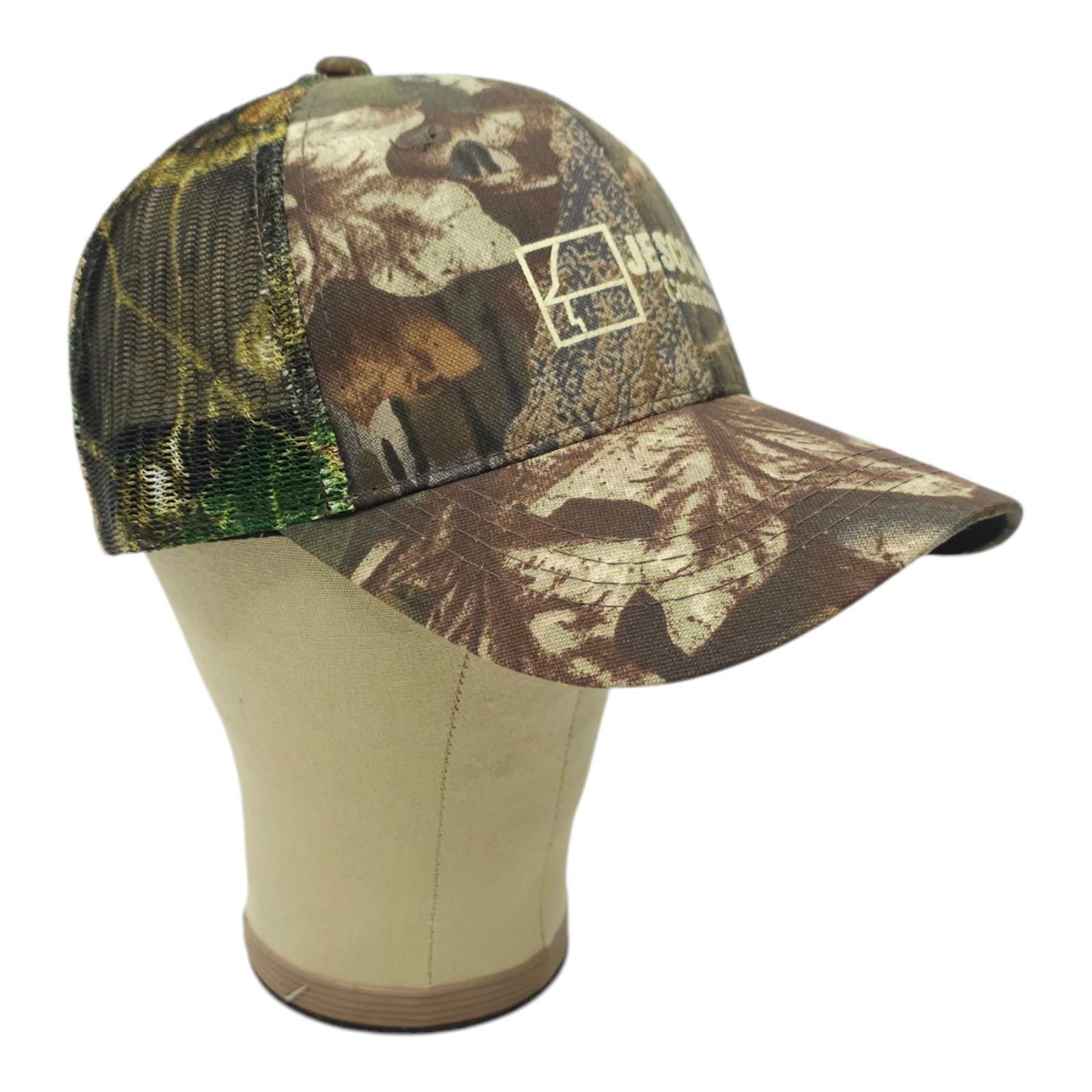 Other JESCO Construction Camo Mesh Strapback Cap Logo Trucker Hat Size ONE SIZE - 3 Thumbnail