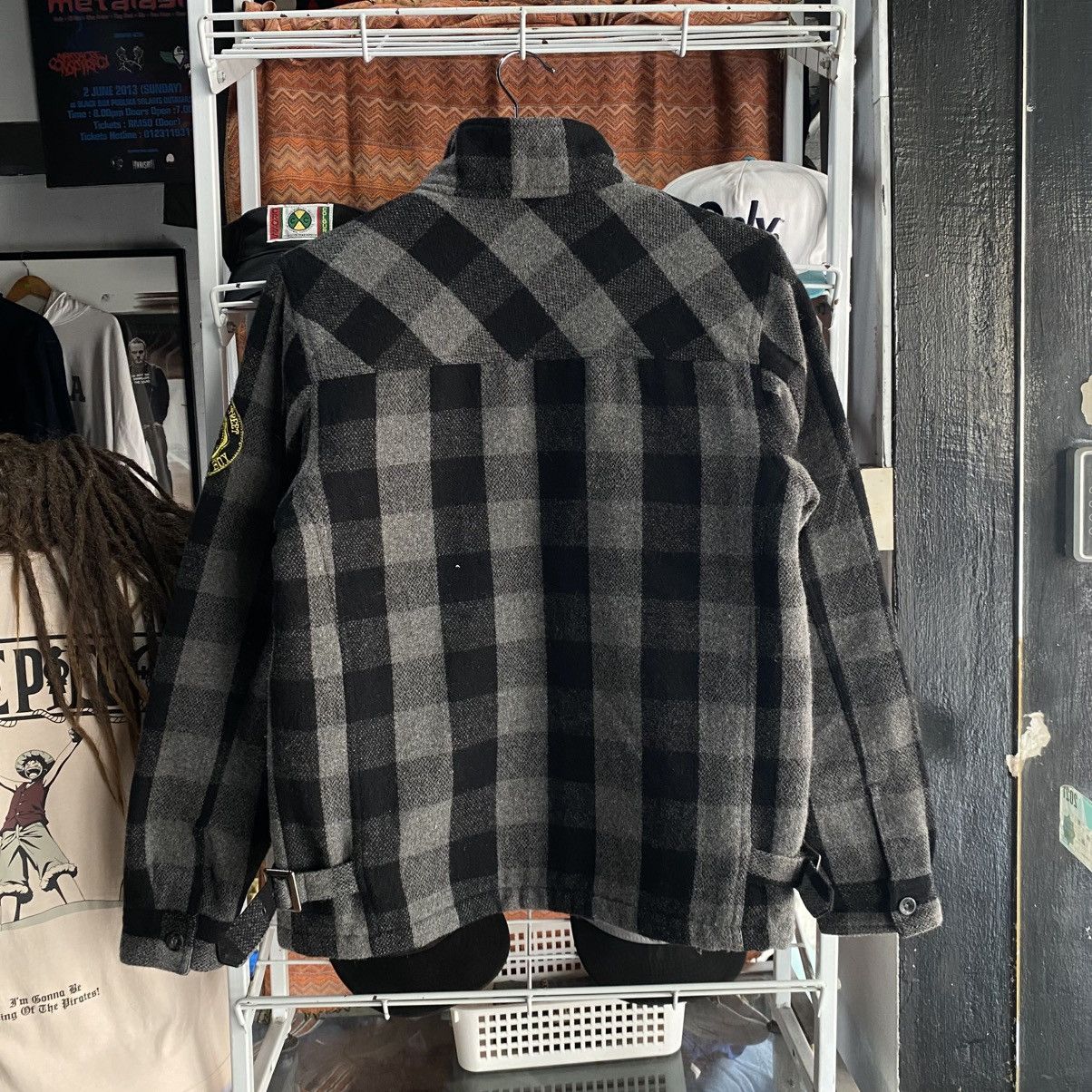 If Six Was Nine 🔥Rare Edge Ridge Bad Boy "Soul of the Street" Plaid Jacket Size US M / EU 48-50 / 2 - 2 Thumbnail