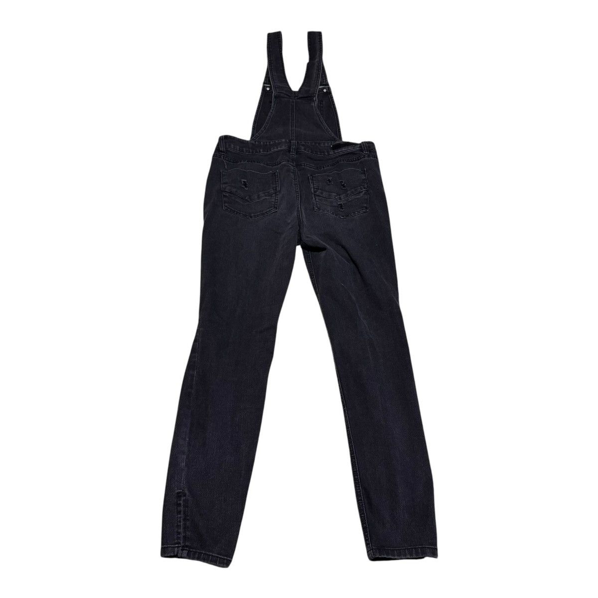 Other Dollhouse Black Straight Leg Overalls Women’s 13 33x27.5 Size 33" - 3 Thumbnail