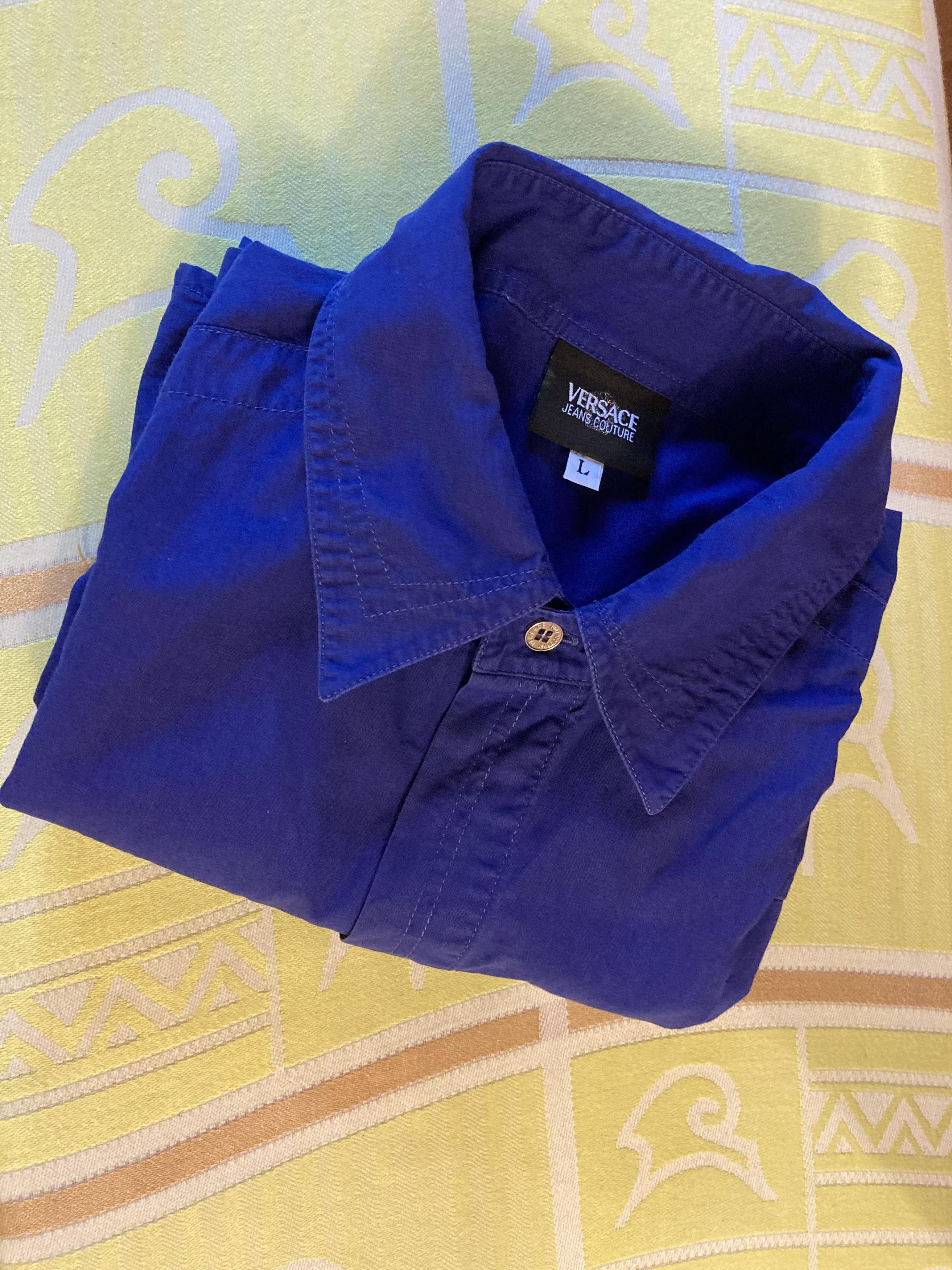 Versace Vintage Versace Jeans Couture Medusa Logo Shirt Size US L / EU 52-54 / 3 - 3 Thumbnail