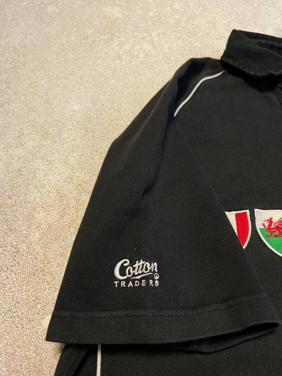 Cotton Traders × Vintage Vintage Cotton Traders Rugby Polo Big Embroidered Logo Y2K Size US L / EU 52-54 / 3 - 3 Thumbnail