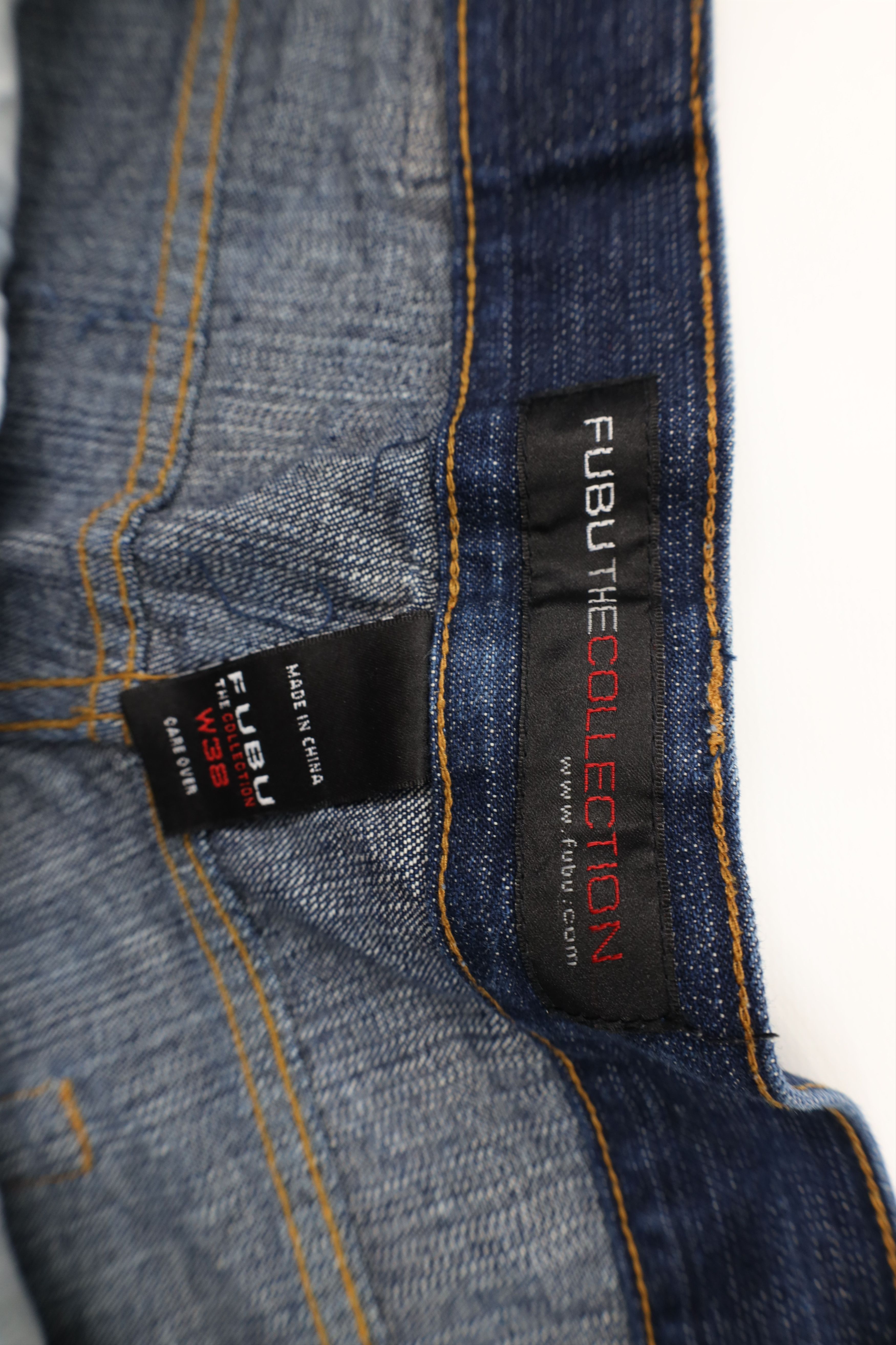 Fubu Vintage 90s Y2K FUBU Relaxed Fit Denim Jean Shorts Jorts Size US 38 / EU 54 - 7 Thumbnail