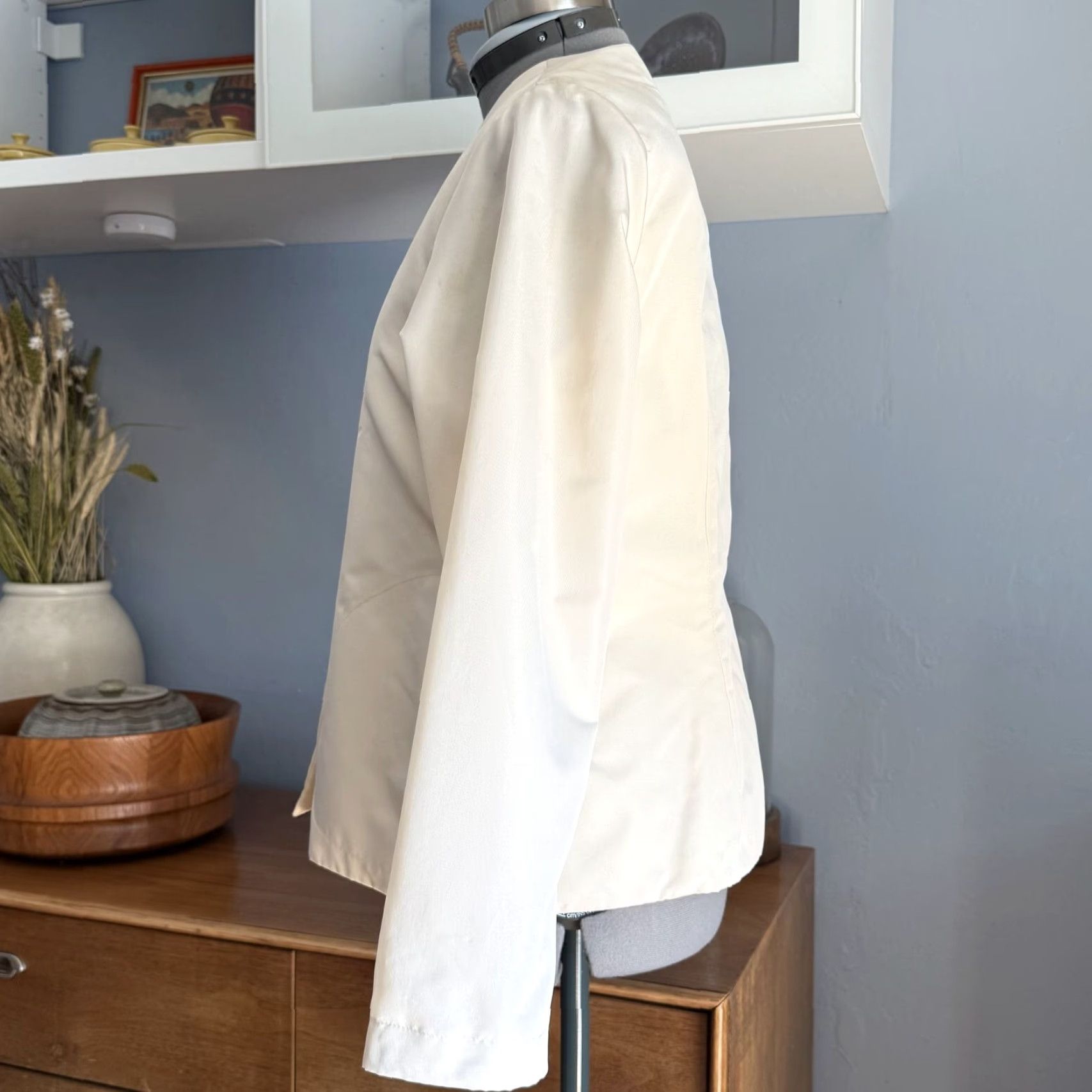 Ralph Lauren VINTAGE Ralph Lauren Black Label Jacket Ivory Insulated Body Size 10 Women Size L / US 10 / IT 46 - 3 Thumbnail