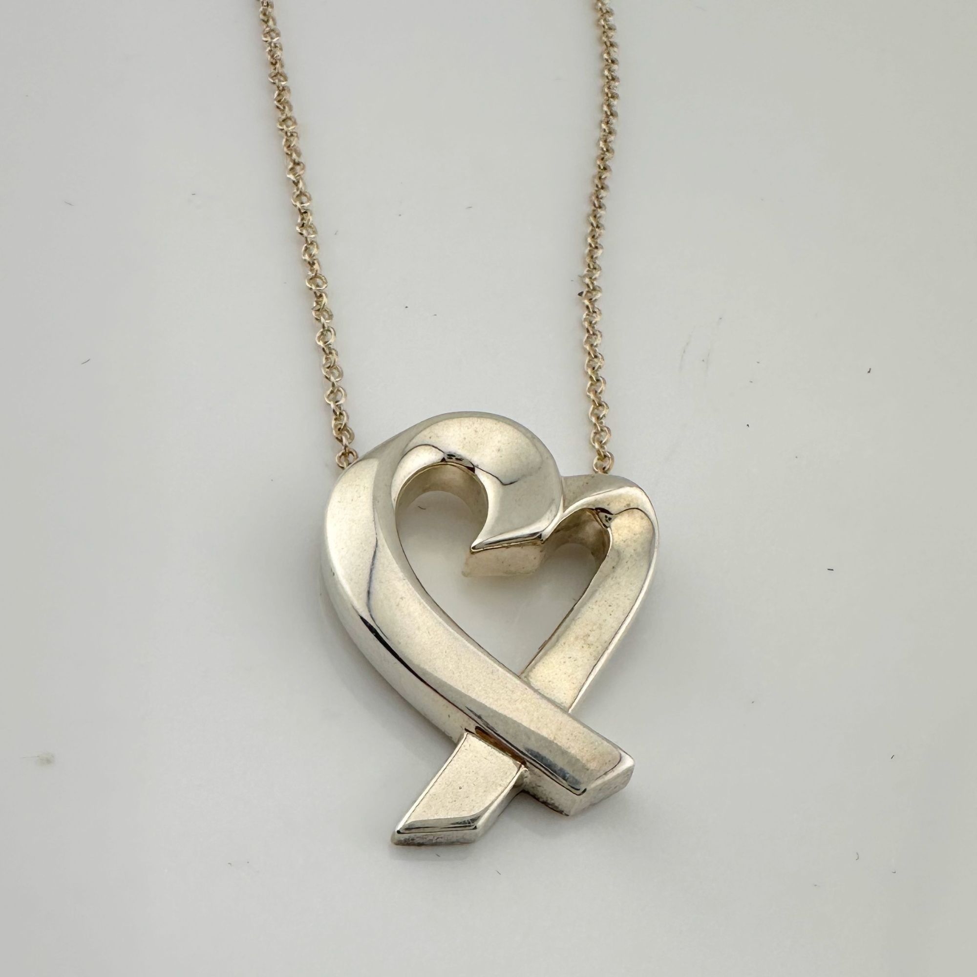 Tiffany & Co. Tiffany and Co Paloma Picasso Medium Loving Heart Pendant Ne Size ONE SIZE - 1 Thumbnail