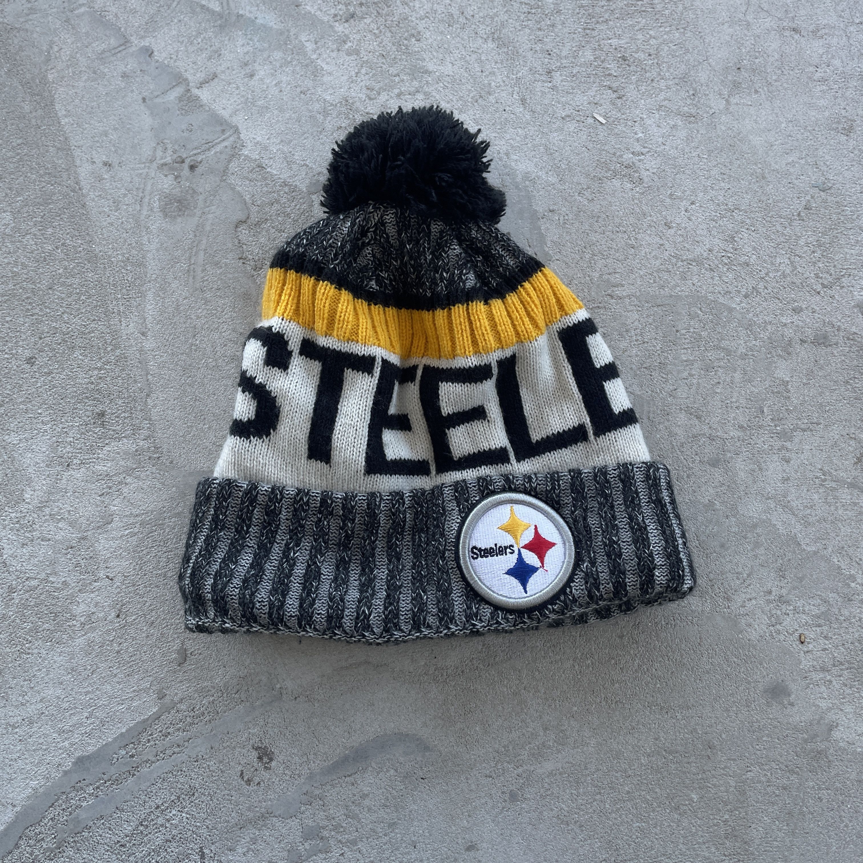 NFL Vintage Pittsburgh Steelers Beanie NFL Football Hat Size ONE SIZE - 1 Thumbnail